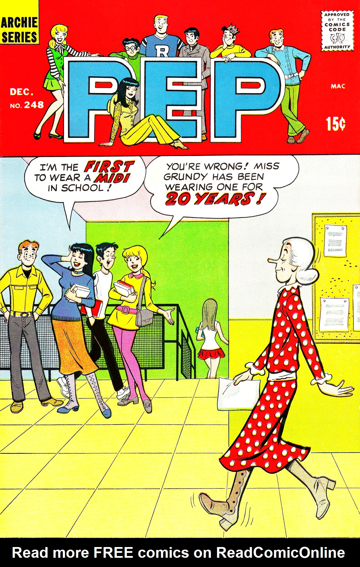 Read online Pep Comics comic -  Issue #248 - 1