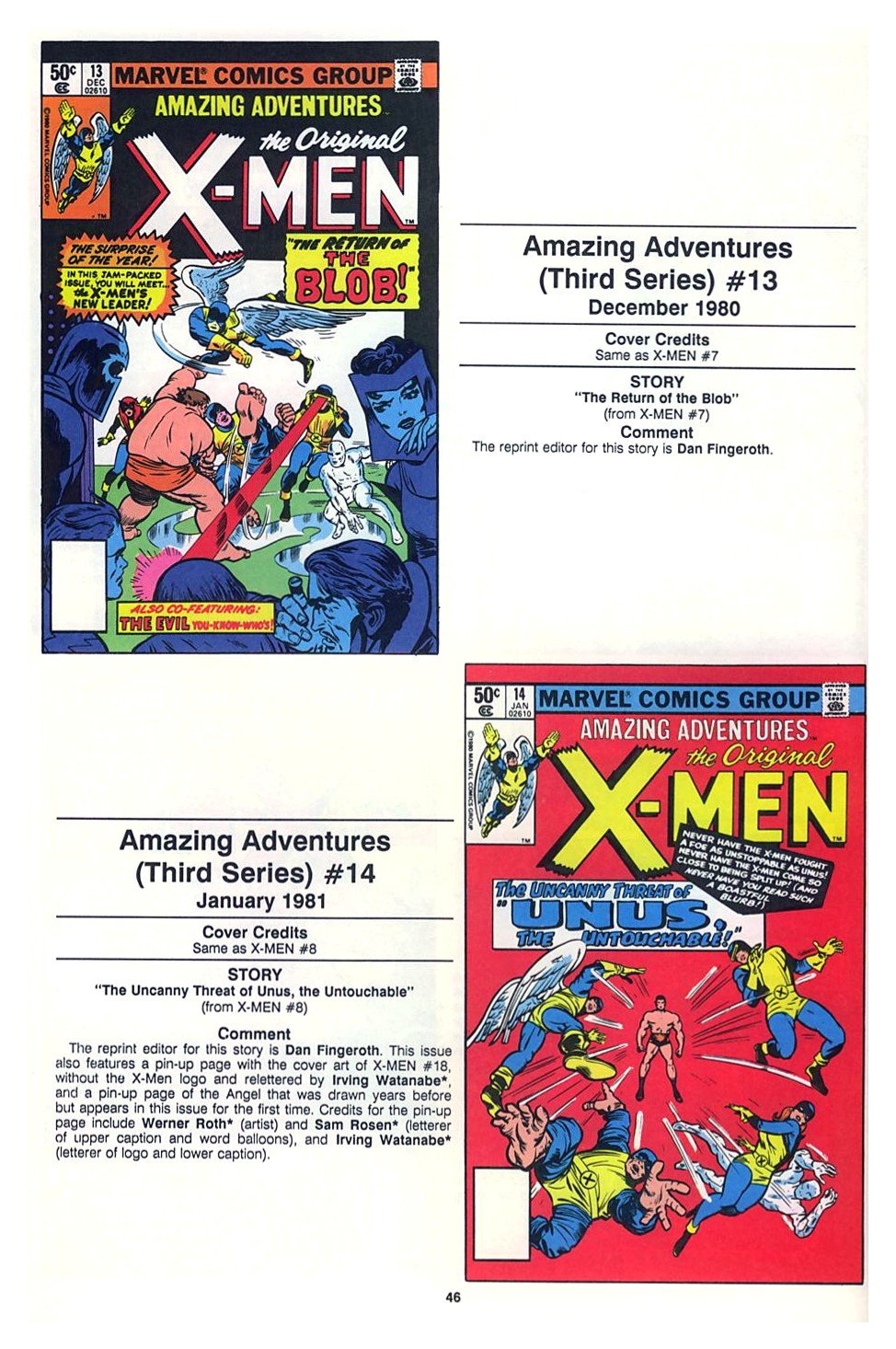 Read online The Official Marvel Index To The X-Men comic -  Issue #7 - 48