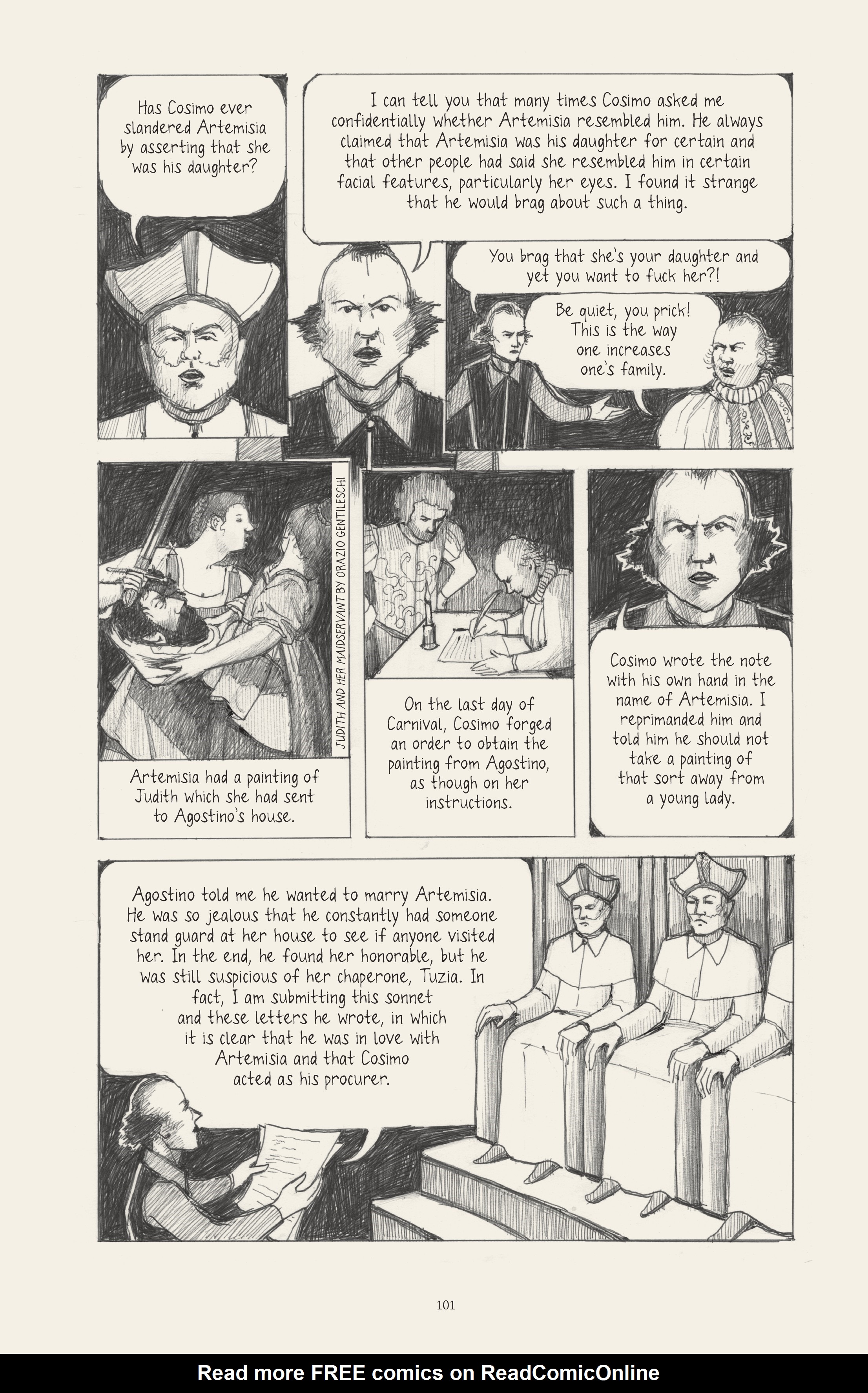 Read online I Know What I Am: The Life and Times of Artemisia Gentileschi comic -  Issue # TPB (Part 2) - 9