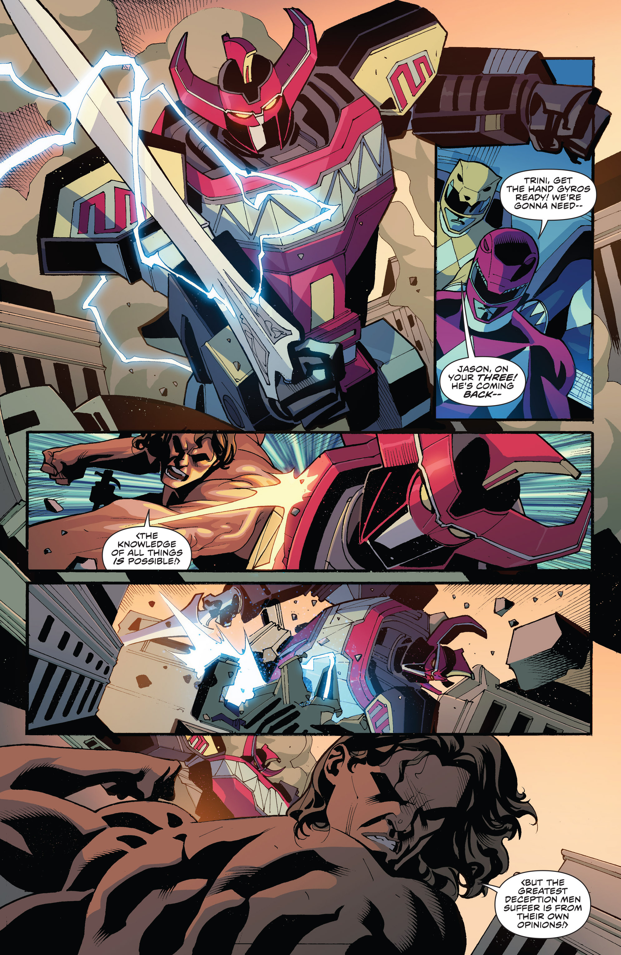 Read online Mighty Morphin Power Rangers comic -  Issue #5 - 6