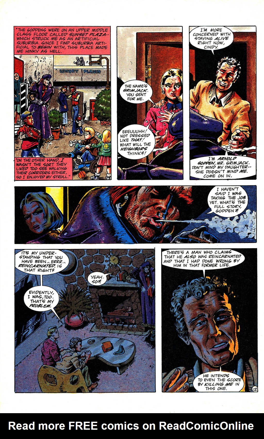 Read online Grimjack comic -  Issue #63 - 16