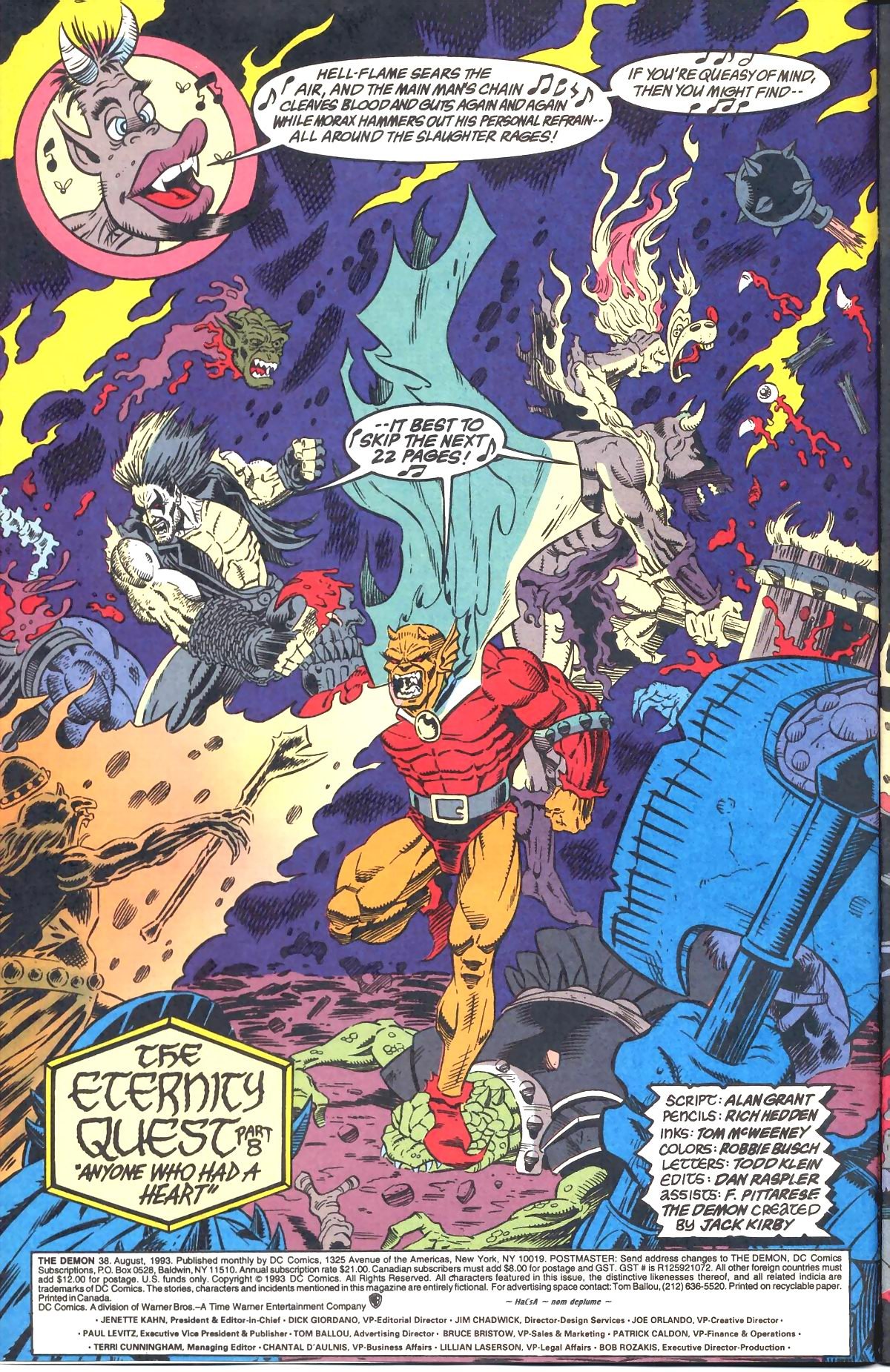 Read online The Demon (1990) comic -  Issue #38 - 3