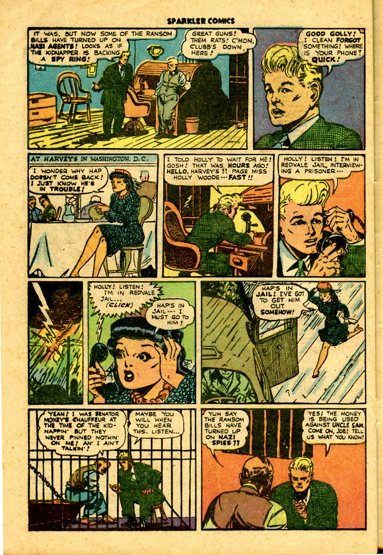Read online Sparkler Comics comic -  Issue #38 - 38