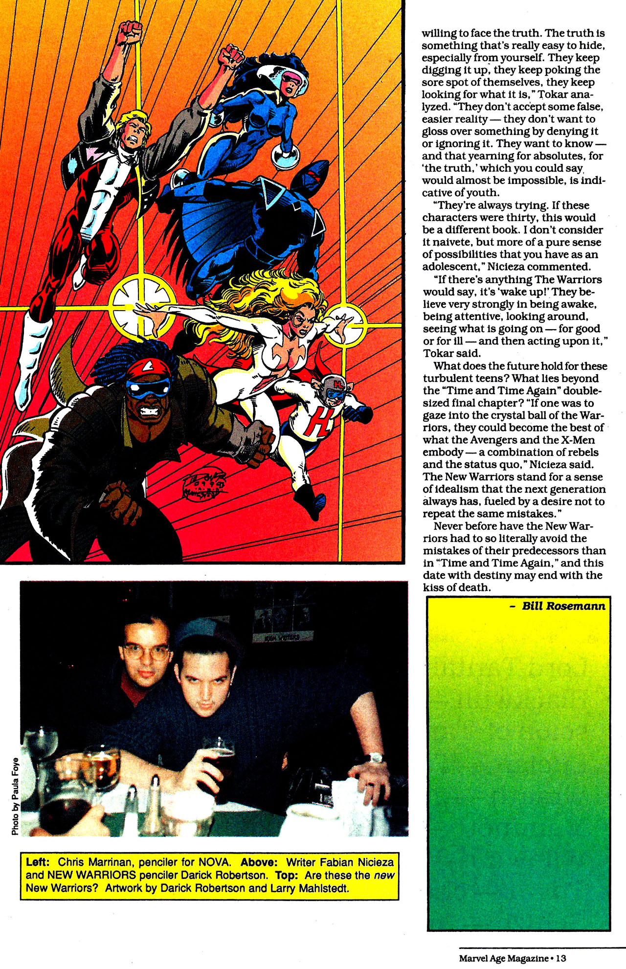 Read online Marvel Age comic -  Issue #136 - 14