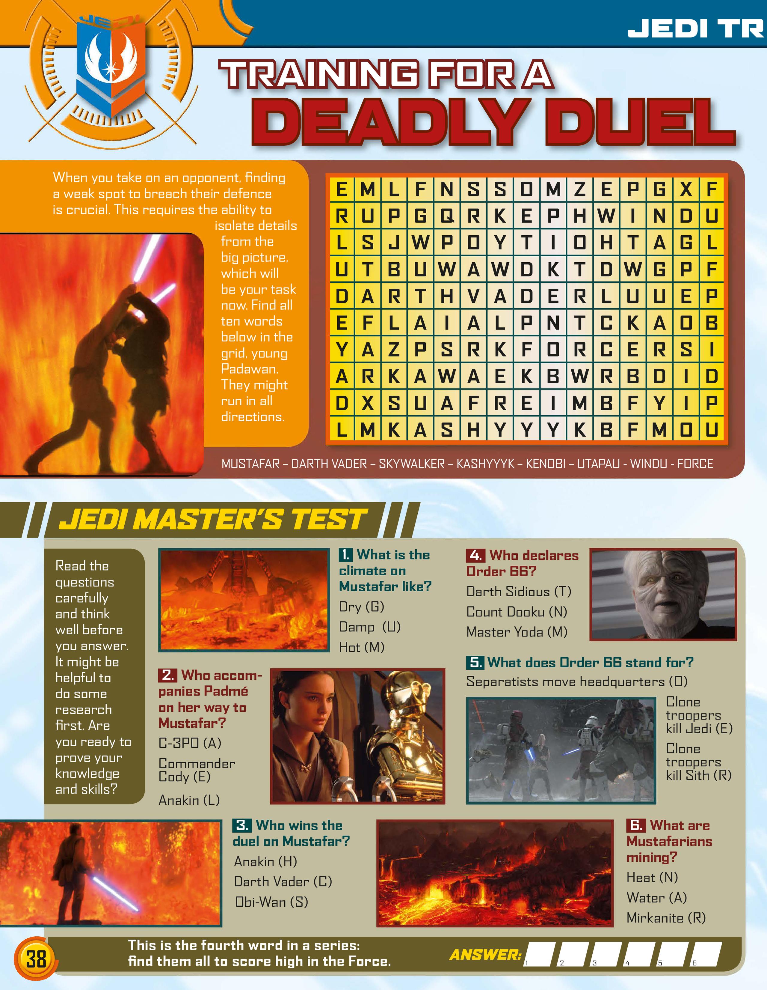 Read online Star Wars Jedi Master Magazine comic -  Issue #3 - 38