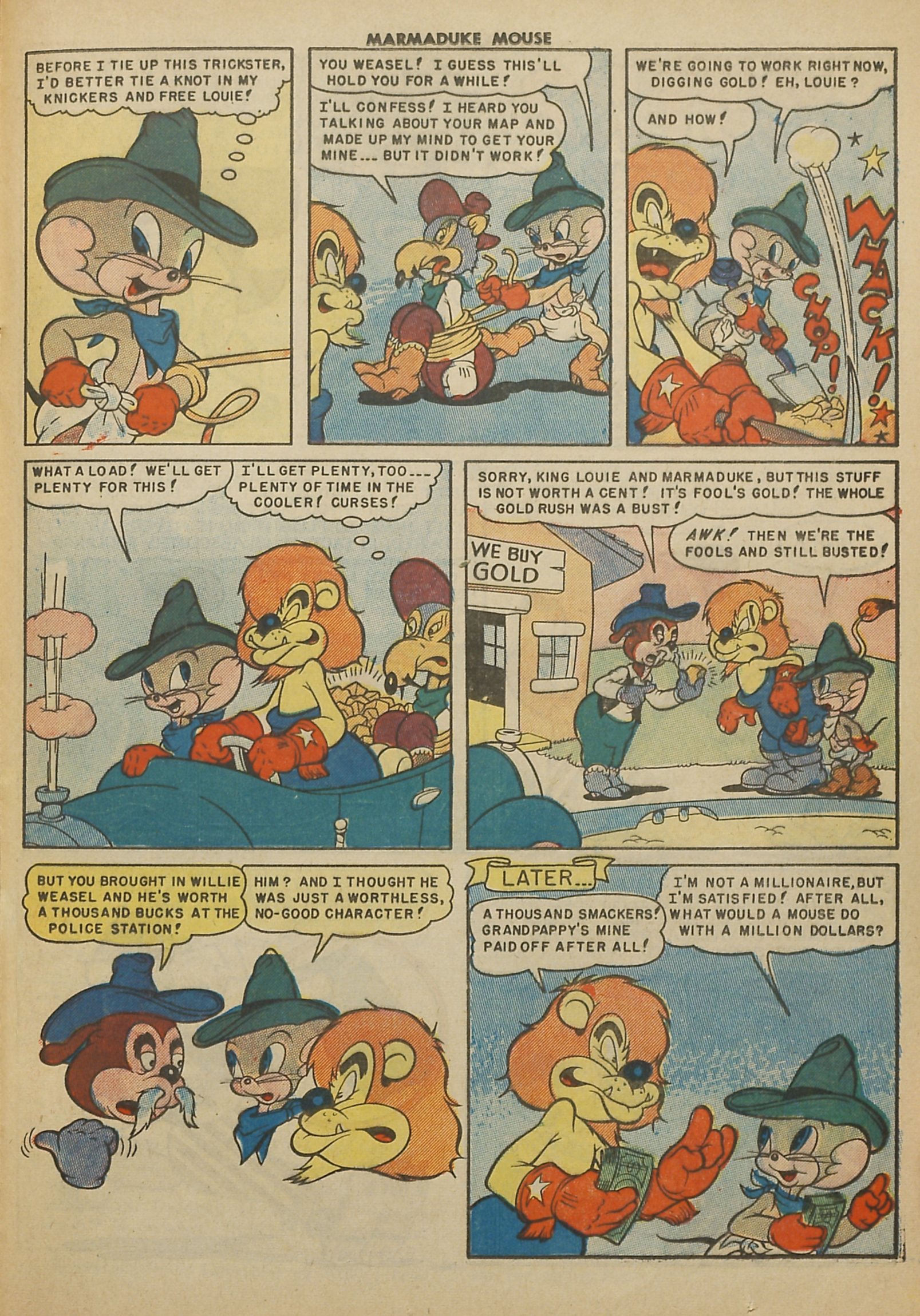 Read online Marmaduke Mouse comic -  Issue #50 - 23