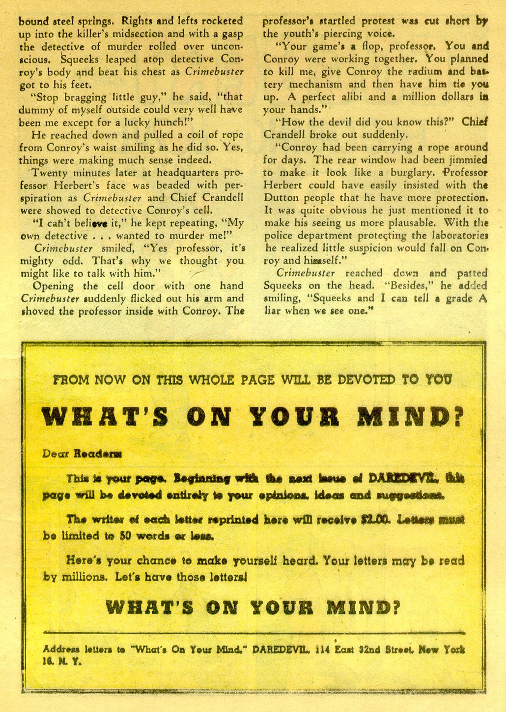 Read online Daredevil (1941) comic -  Issue #33 - 33