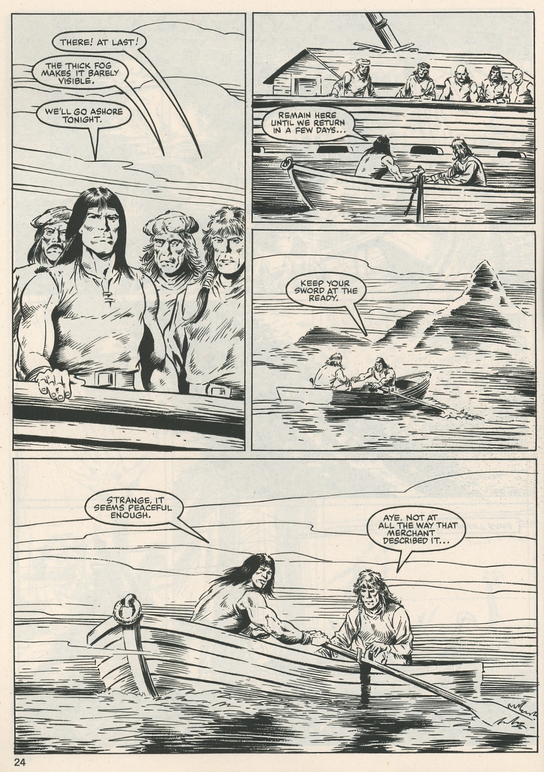 Read online The Savage Sword Of Conan comic -  Issue #115 - 24