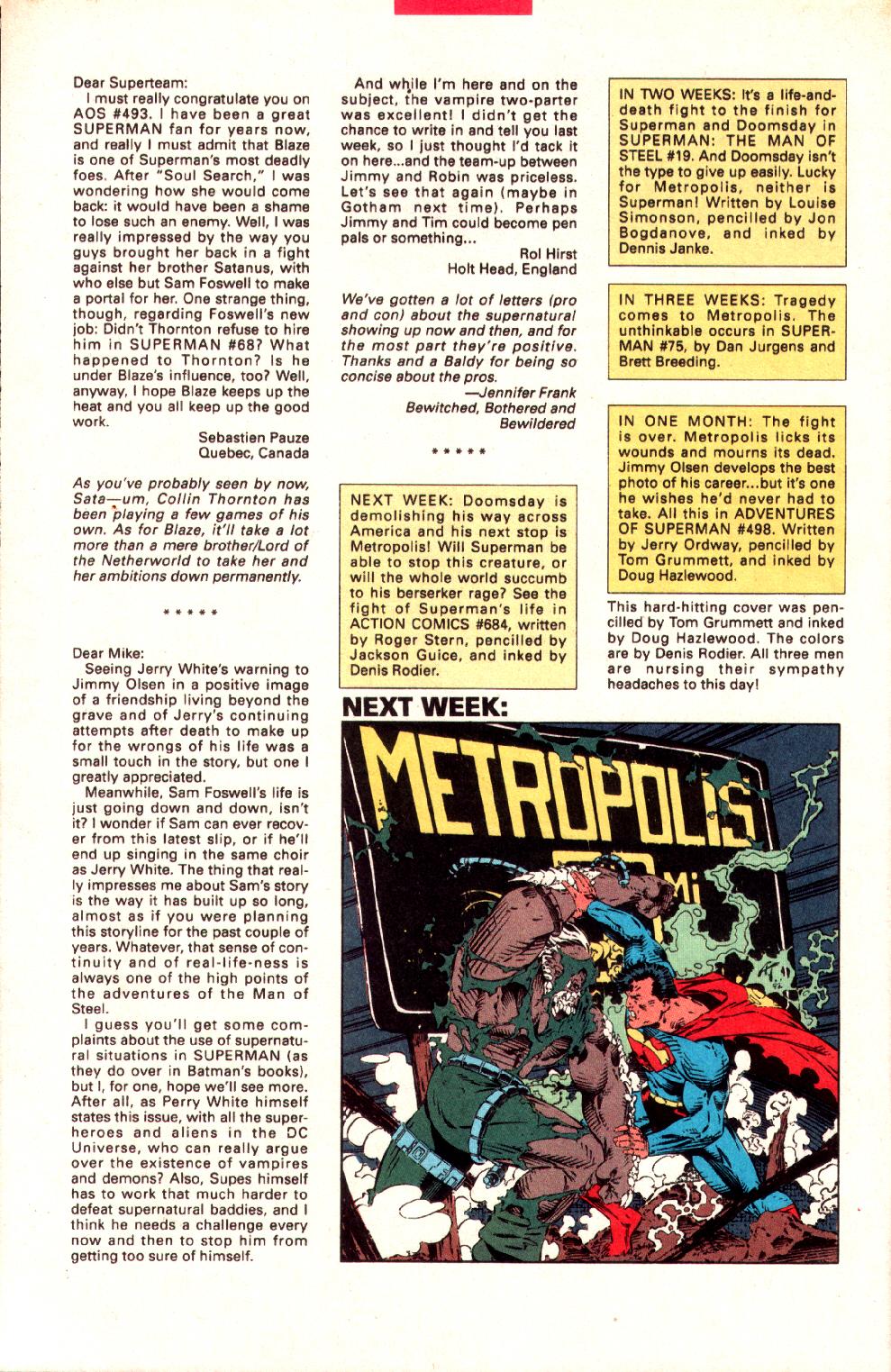Adventures of Superman (1987) 497 Page 25