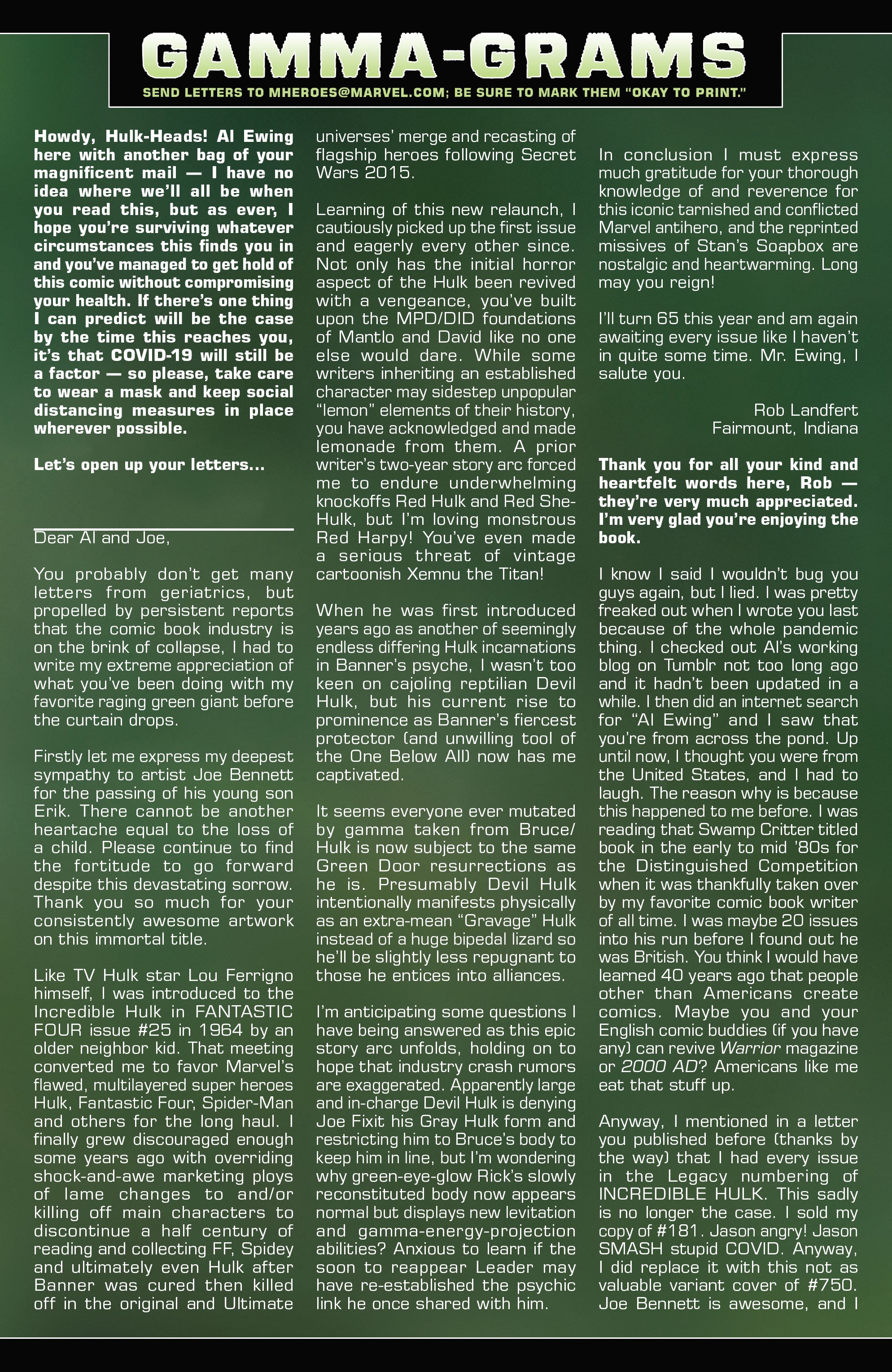 Read online Immortal Hulk comic -  Issue #38 - 22