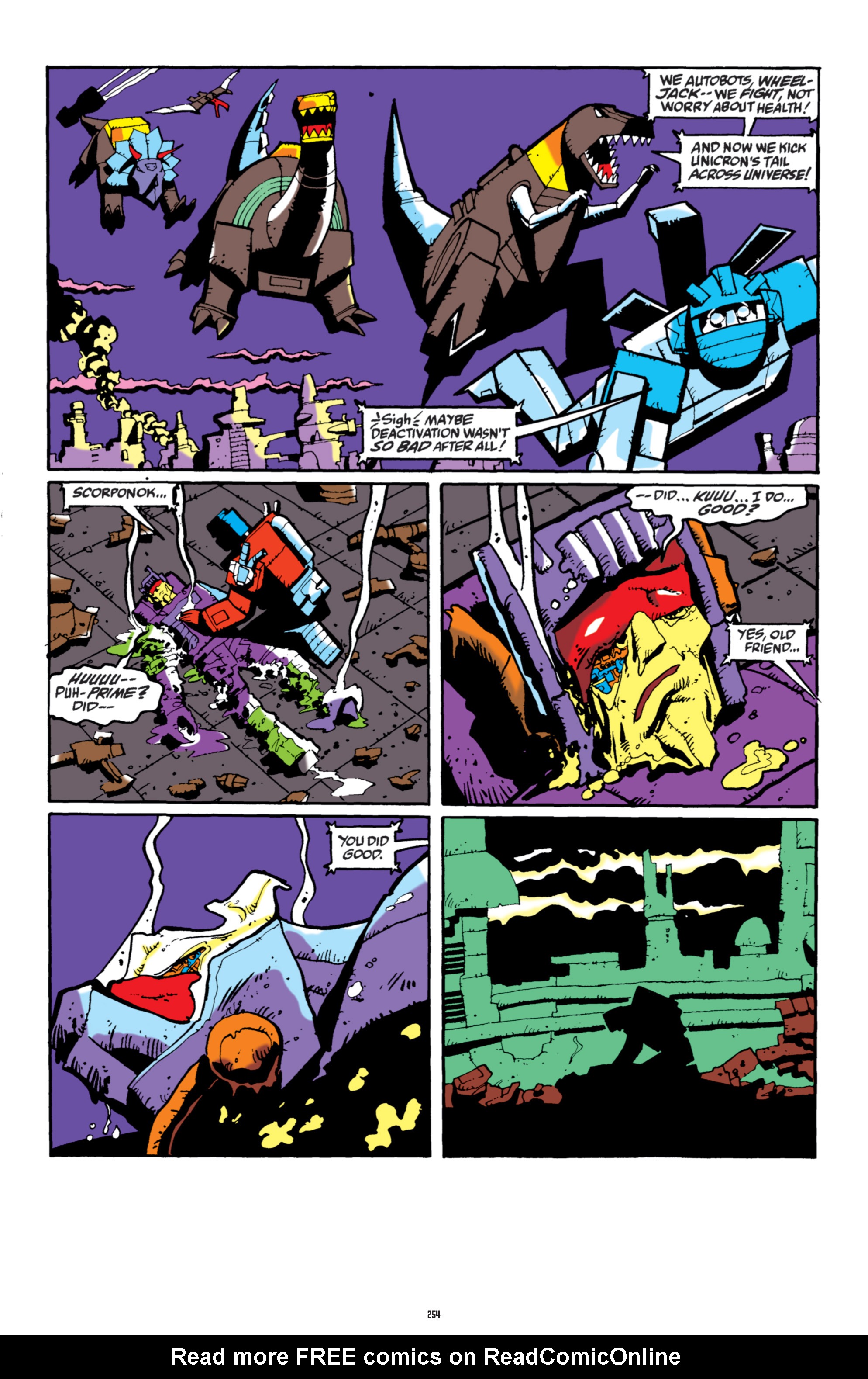 Read online The Transformers Classics comic -  Issue # TPB 6 - 251