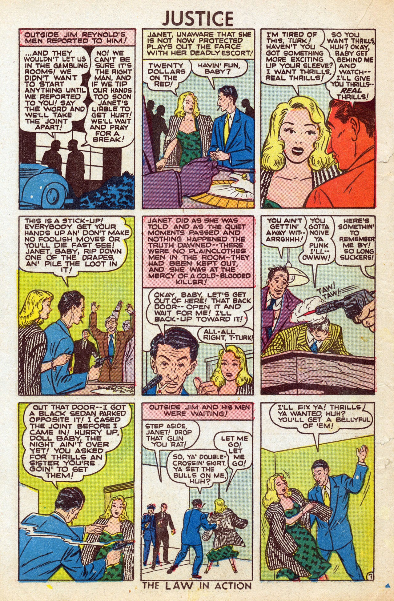 Read online Justice Comics (1948) comic -  Issue #10 - 20