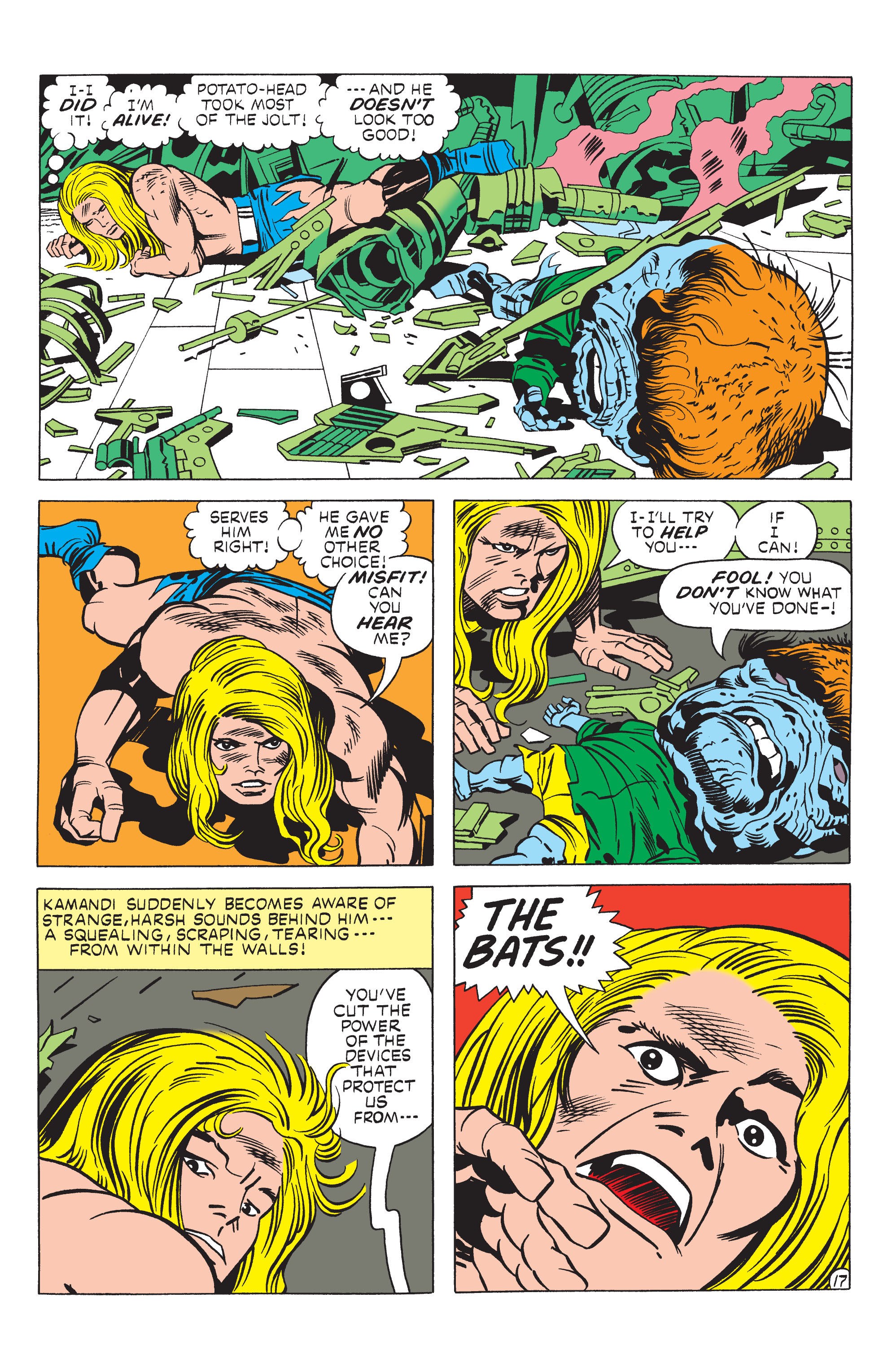 Read online Kamandi, The Last Boy On Earth comic -  Issue #9 - 17
