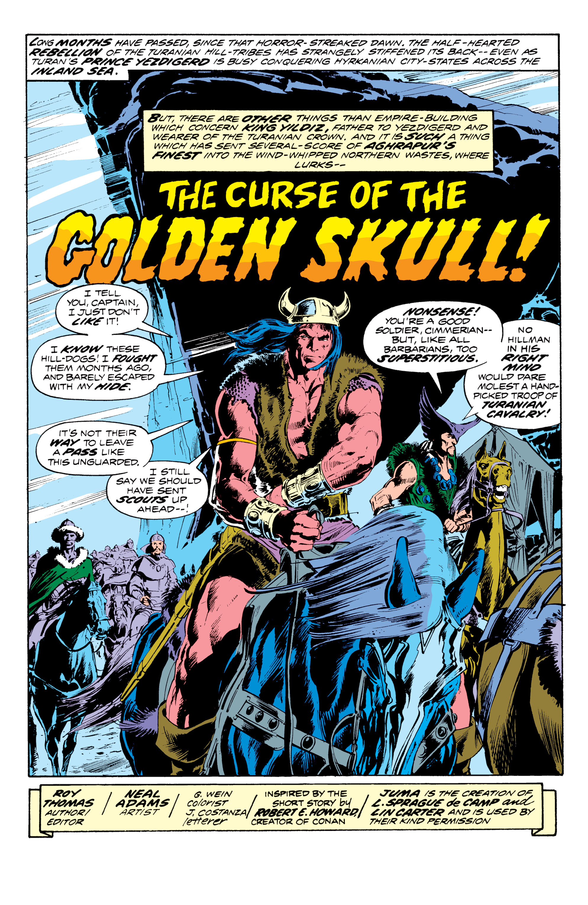 Read online Conan The Barbarian Epic Collection: The Original Marvel Years - The Curse Of The Golden Skull comic -  Issue # TPB (Part 3) - 10