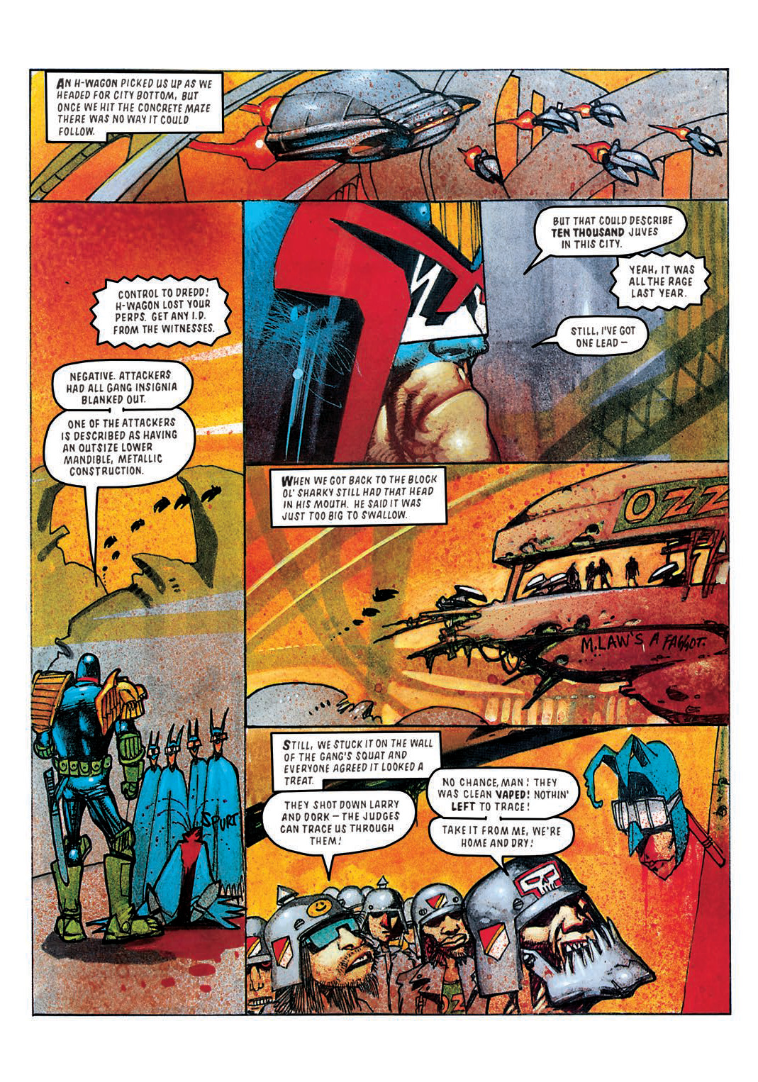 Read online Judge Dredd [Collections - Rebellion] comic -  Issue # TPB Judge Dredd - Heavy Metal Dredd - 23