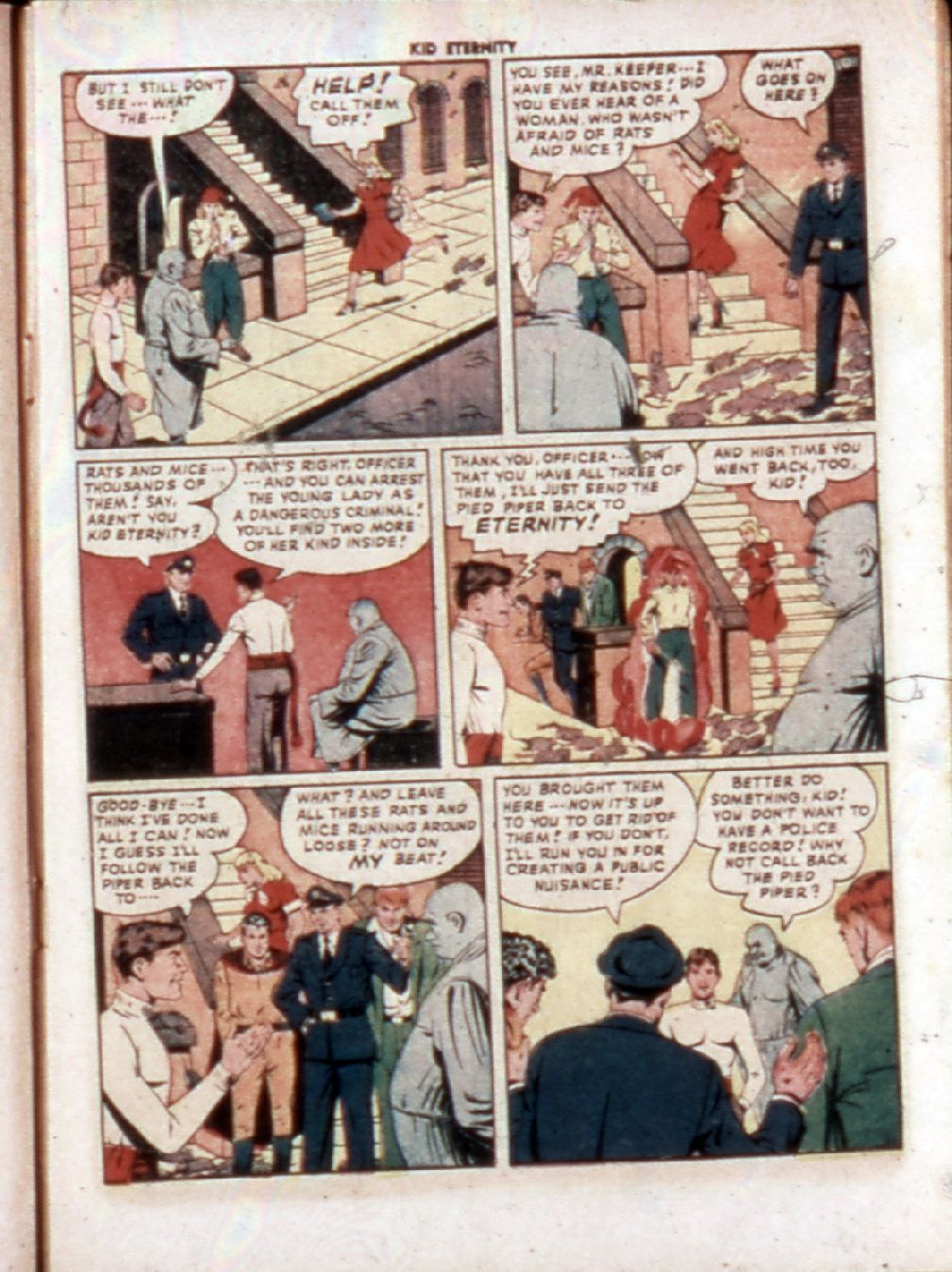 Read online Kid Eternity (1946) comic -  Issue #10 - 13