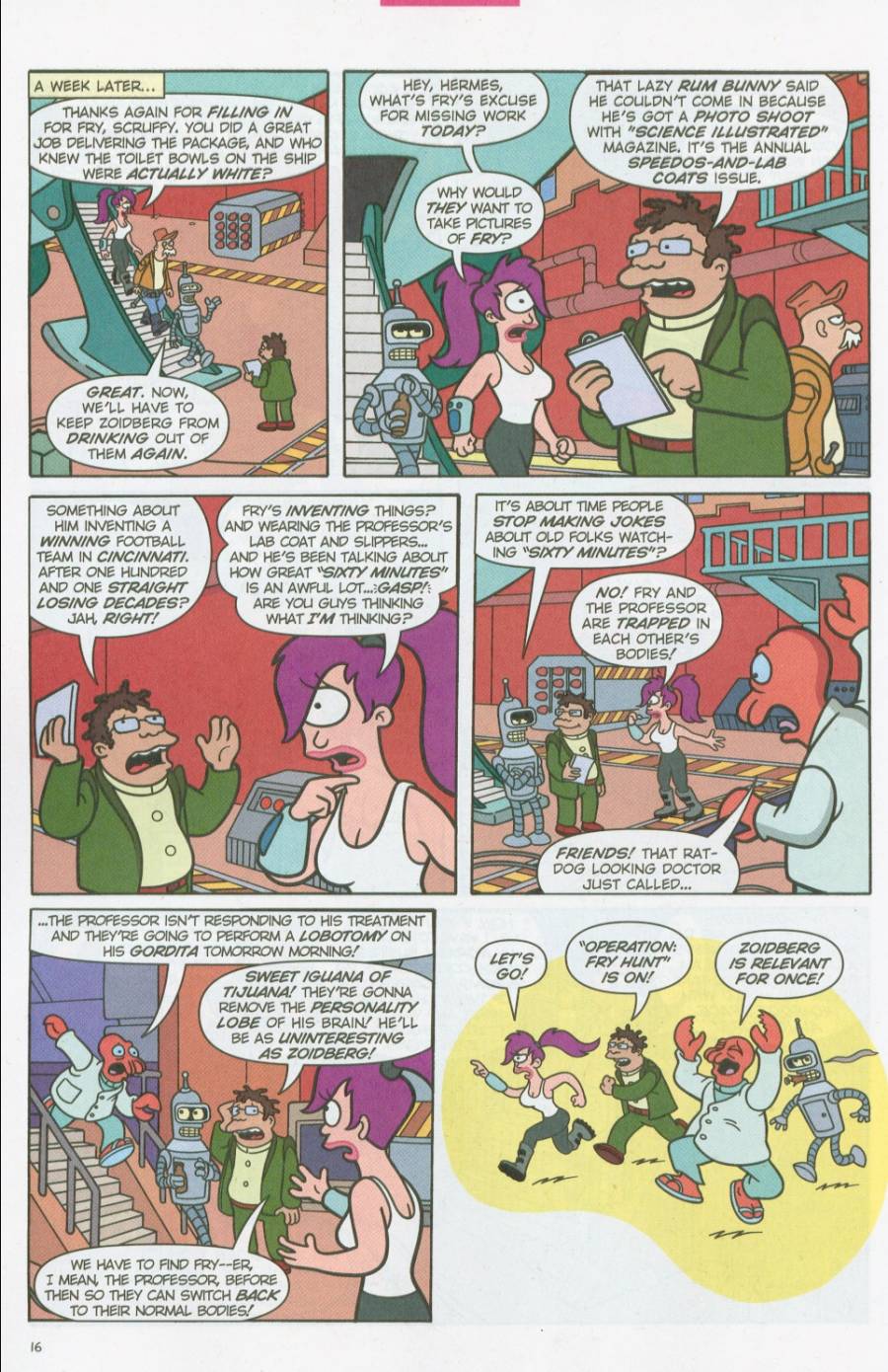 Read online Futurama Comics comic -  Issue #9a - 17