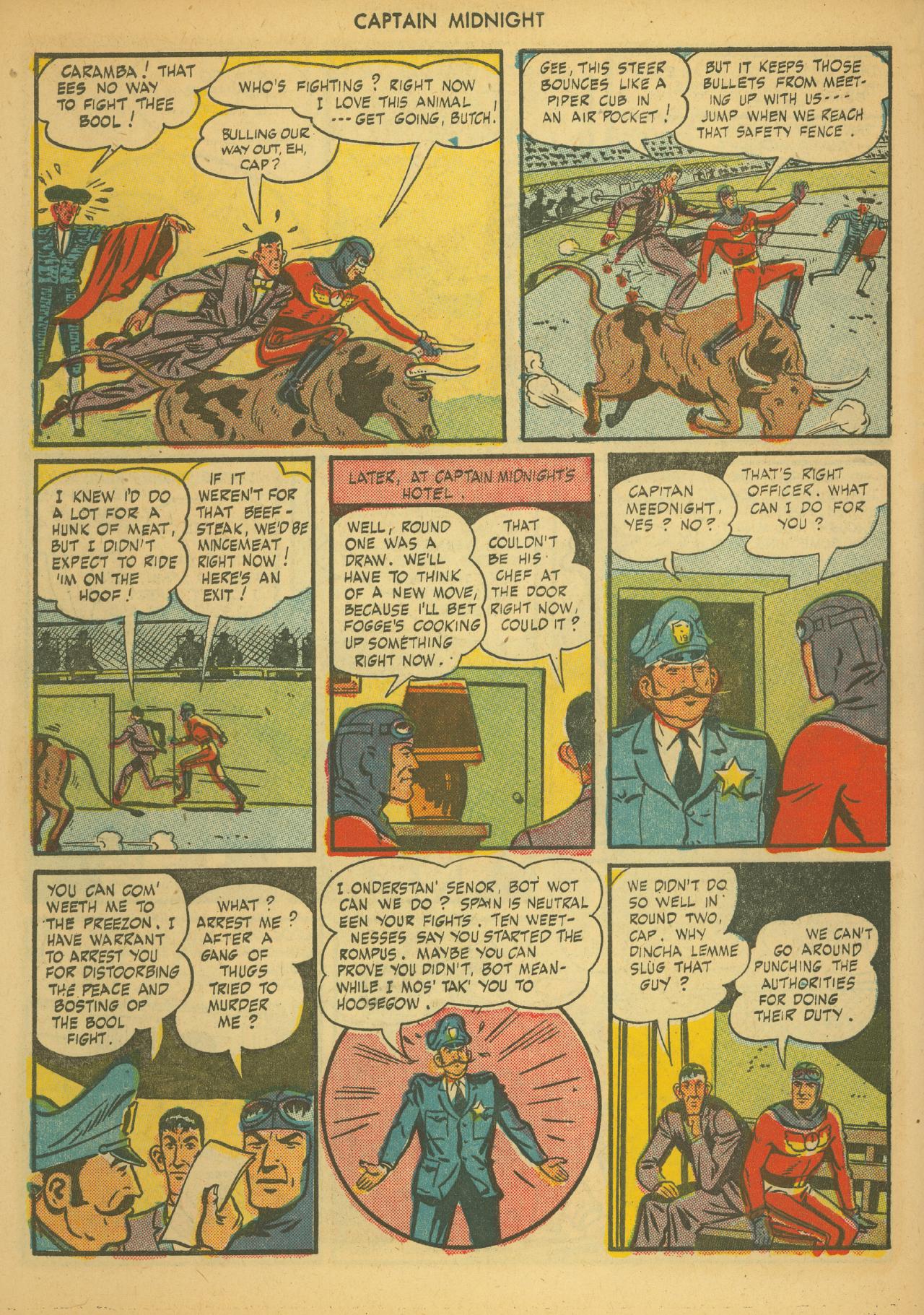 Read online Captain Midnight (1942) comic -  Issue #46 - 22