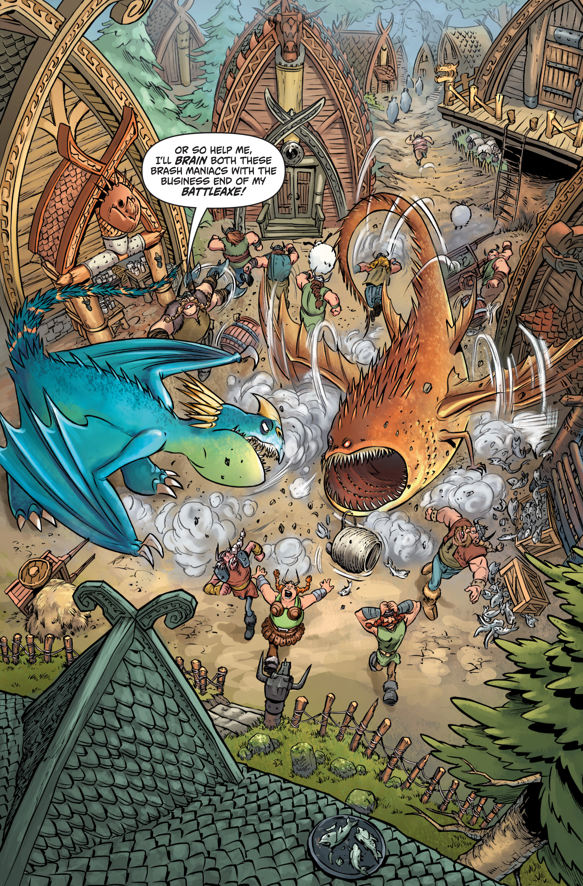 Read online DreamWorks Dragons: Riders of Berk comic -  Issue # _TPB - 75