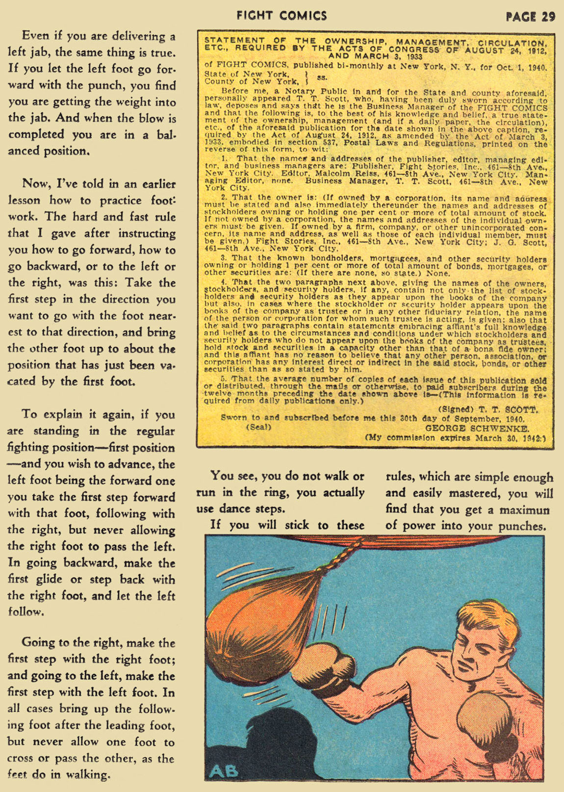 Read online Fight Comics comic -  Issue #12 - 31