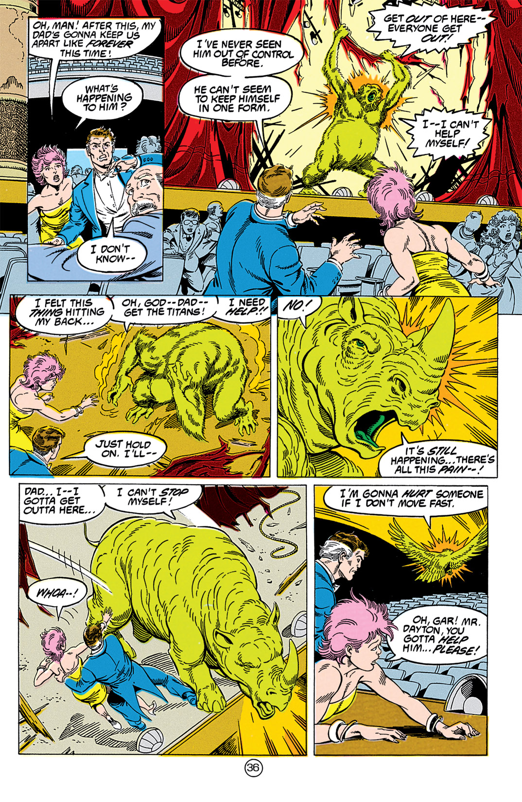 Read online The New Titans (1988) comic -  Issue #71 - 37