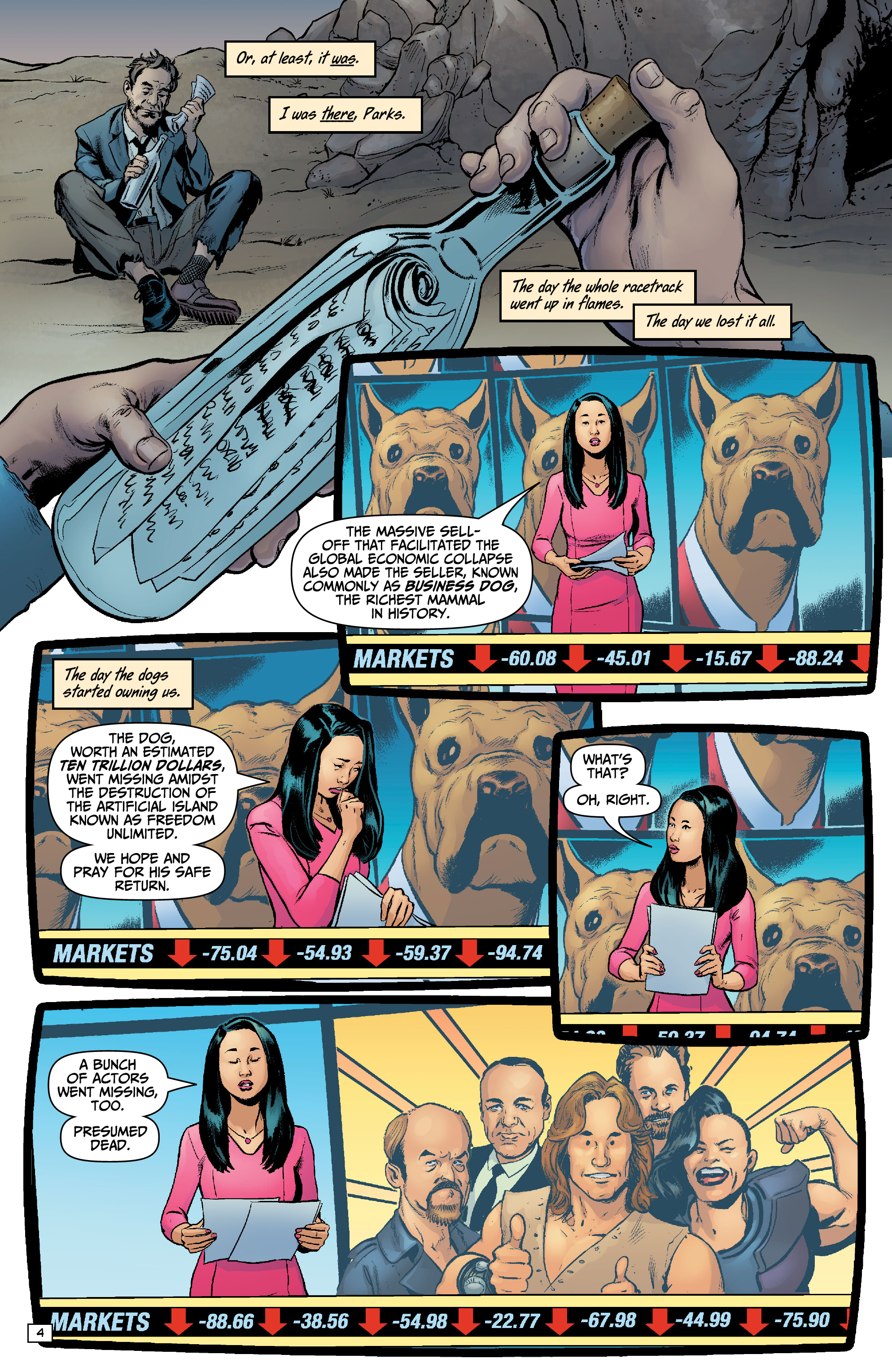 Read online Billionaire Island: Cult of Dogs comic -  Issue #2 - 6