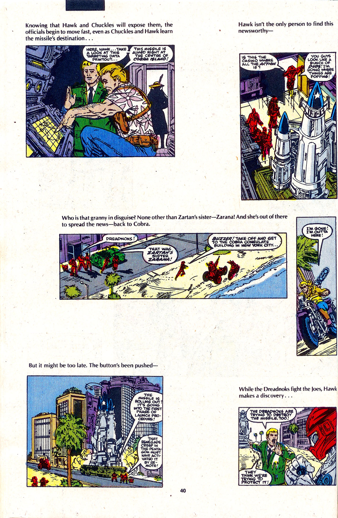 Read online G.I. Joe Yearbook comic -  Issue #4 - 42