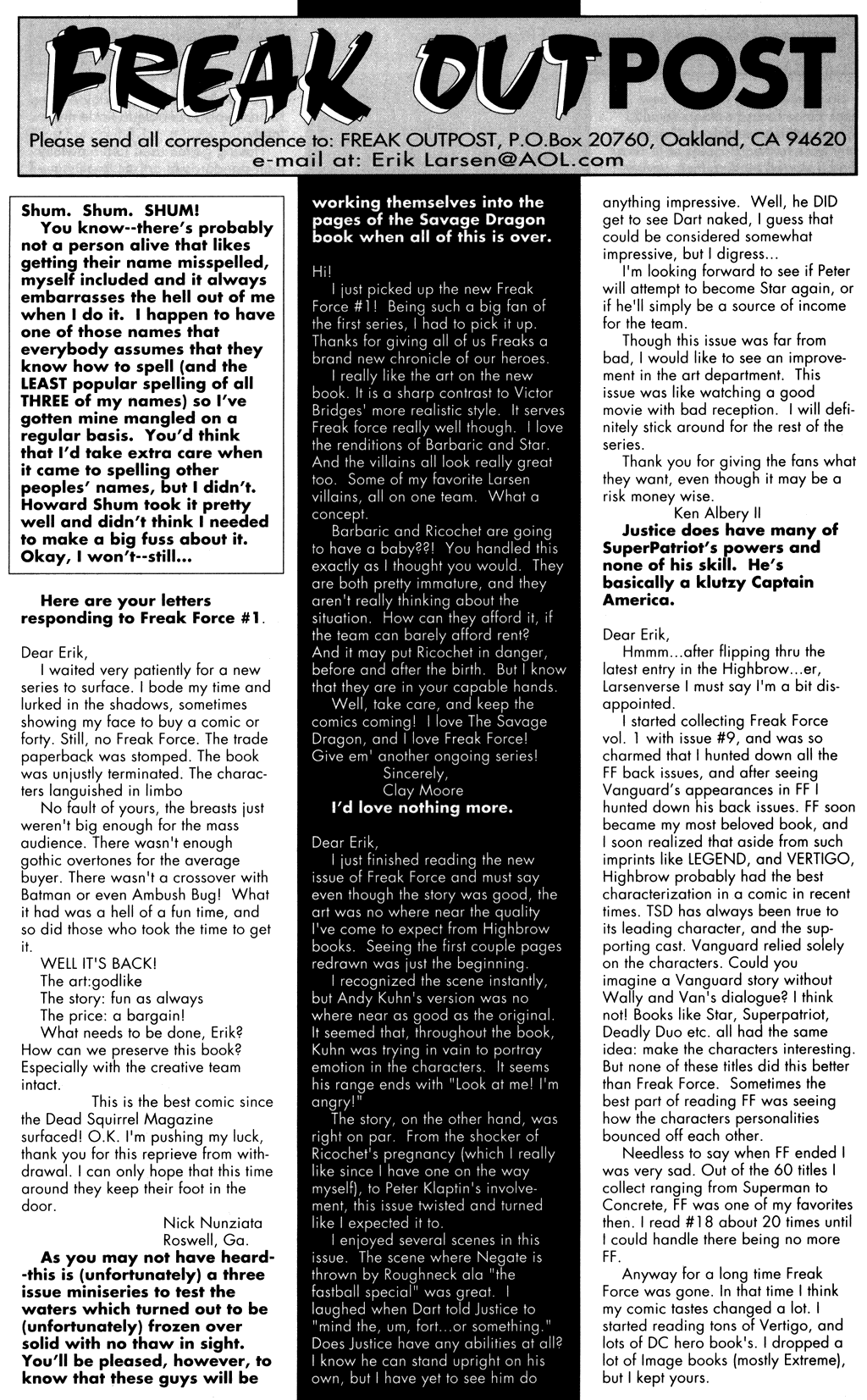 Read online Freak Force (1997) comic -  Issue #2 - 24