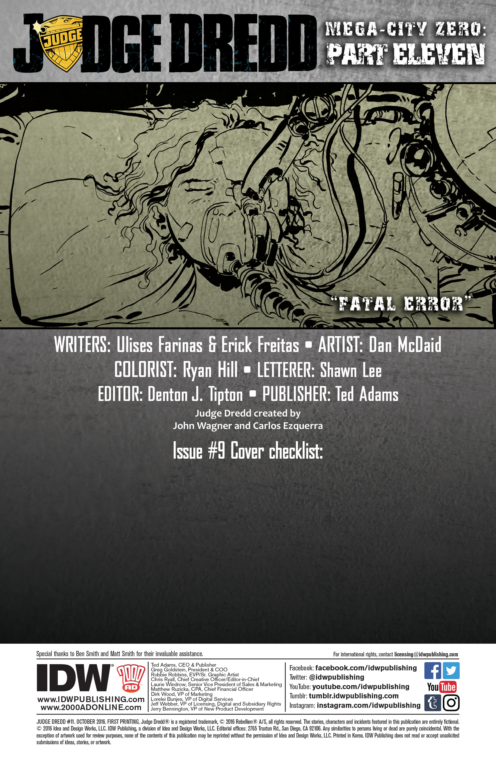 Read online Judge Dredd (2015) comic -  Issue #11 - 2