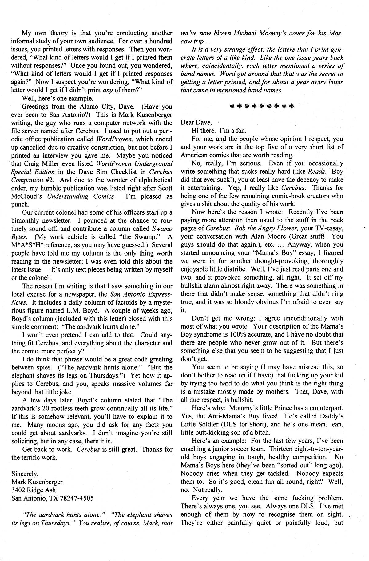 Read online Cerebus comic -  Issue #237 - 23