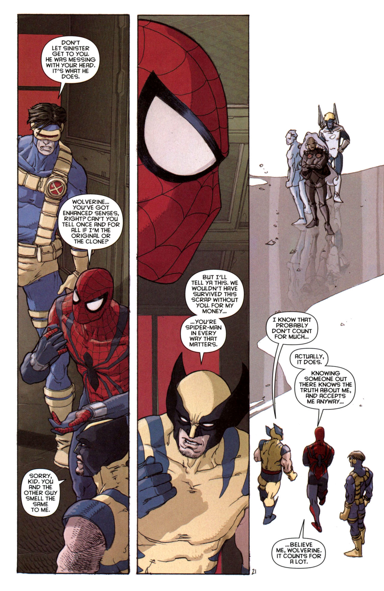 Read online X-Men/Spider-Man comic -  Issue #3 - 21