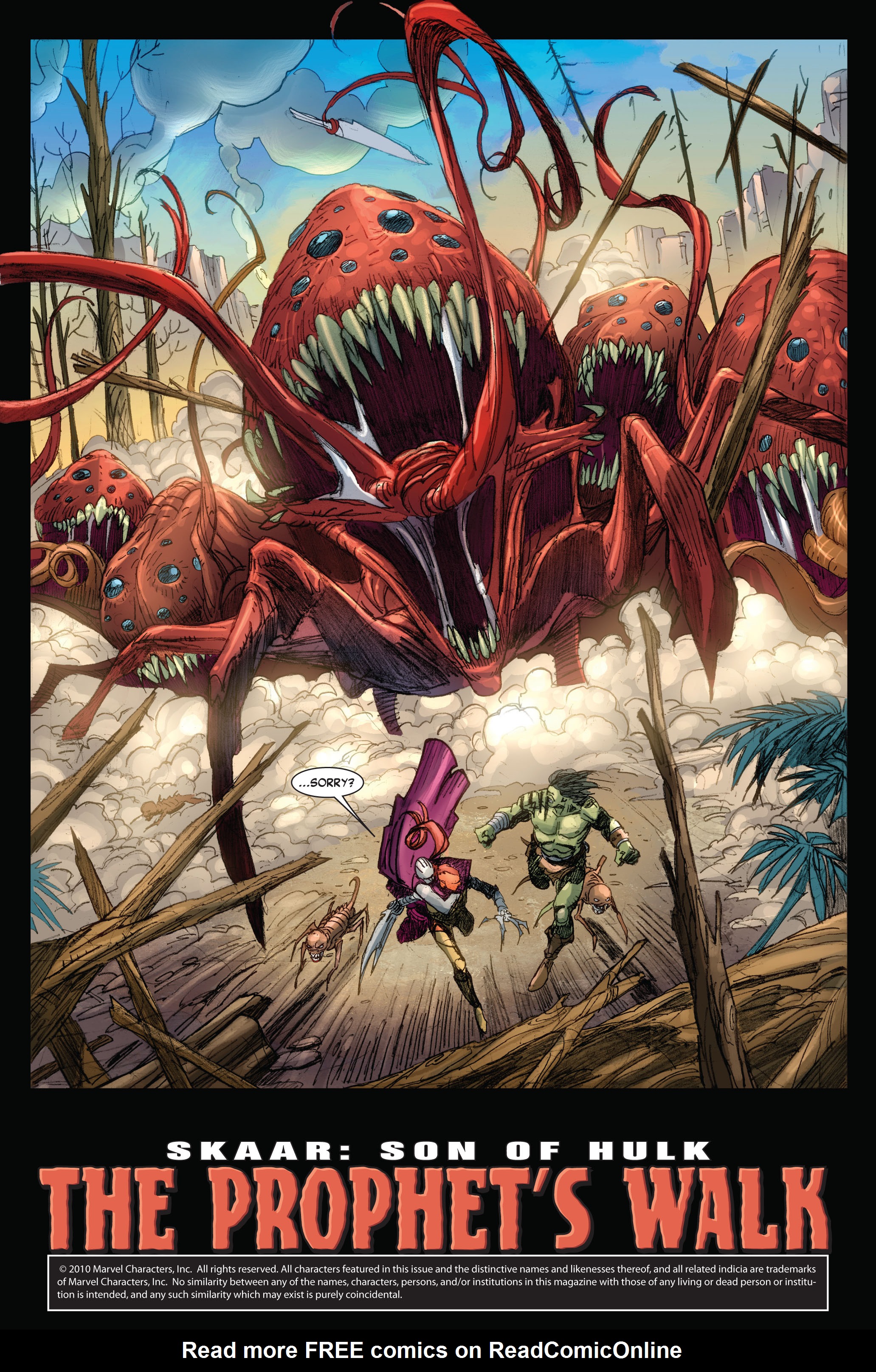 Read online Skaar: Son of Hulk comic -  Issue #4 - 6
