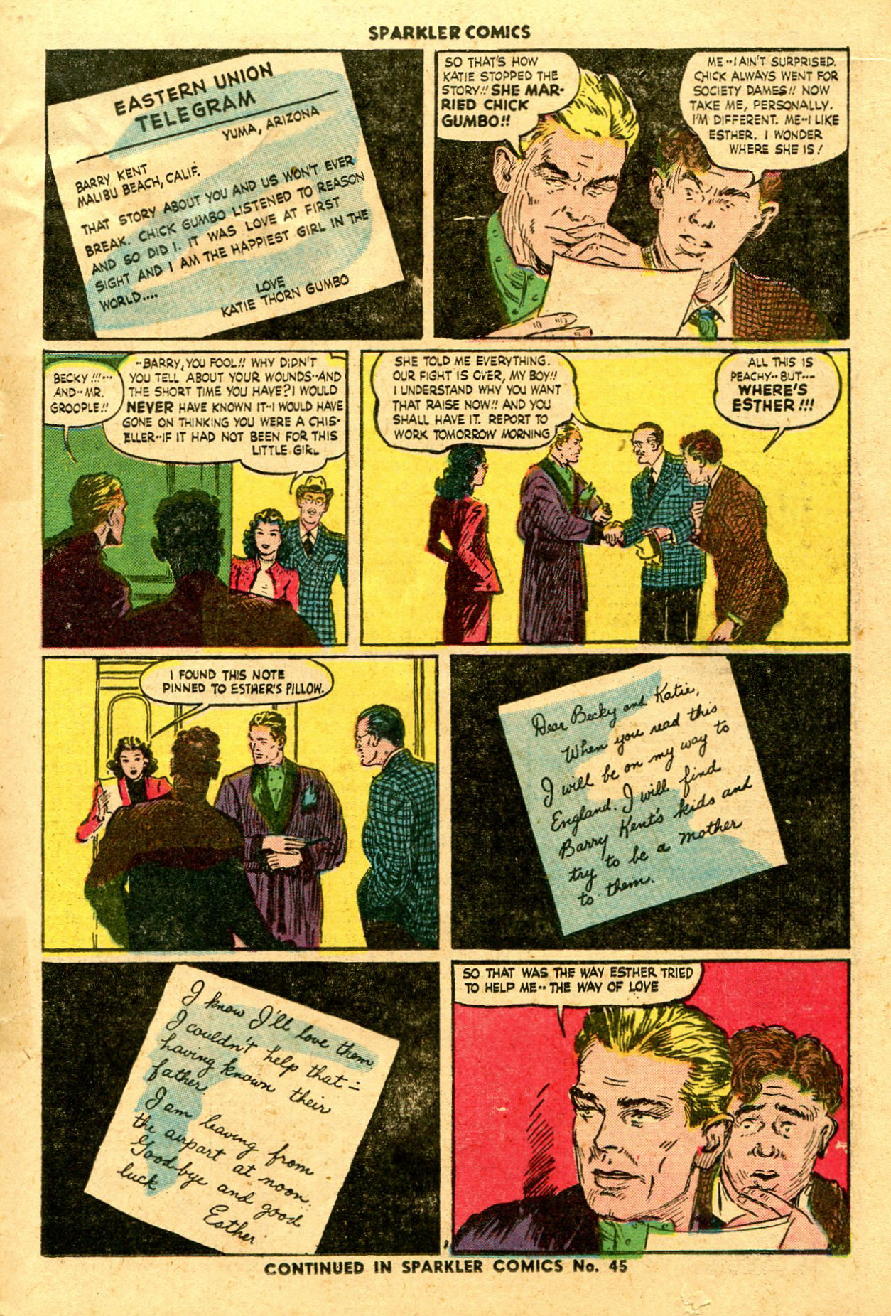 Read online Sparkler Comics comic -  Issue #44 - 25