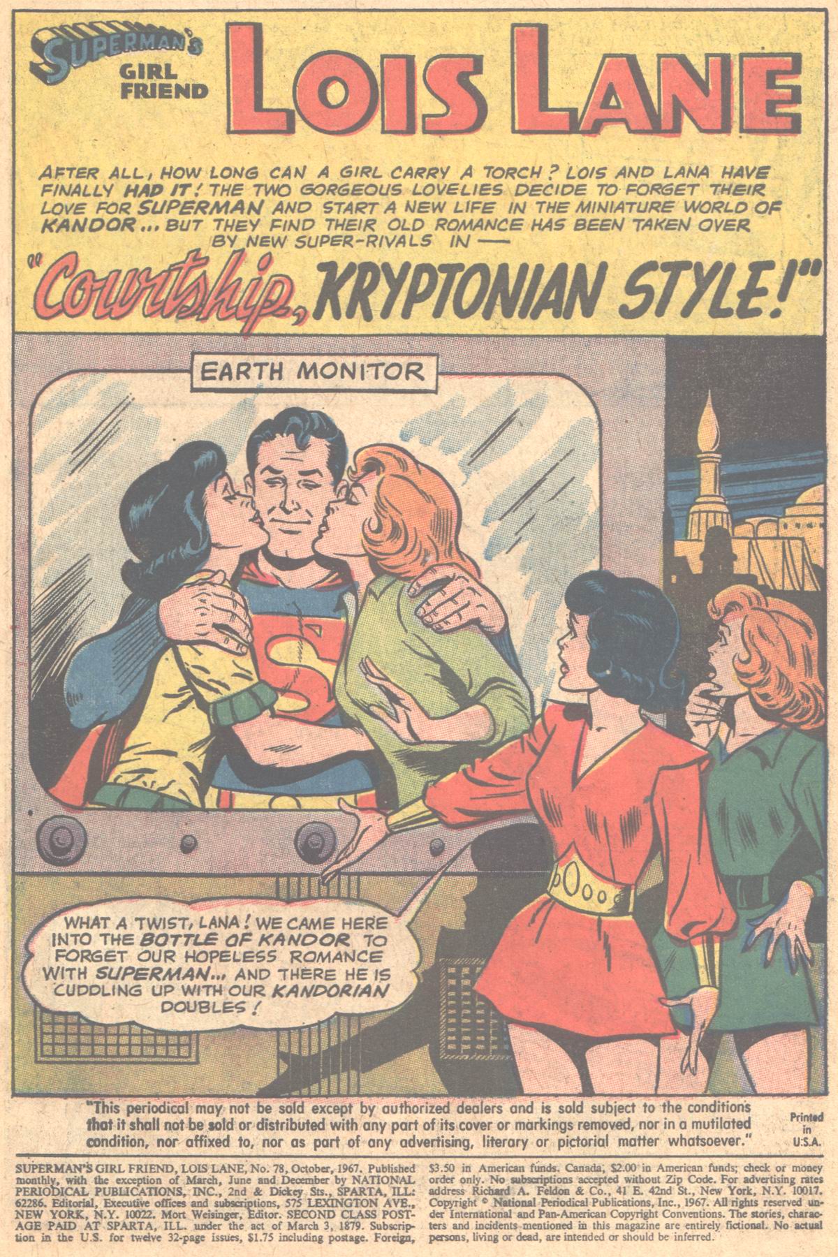 Read online Superman's Girl Friend, Lois Lane comic -  Issue #78 - 3