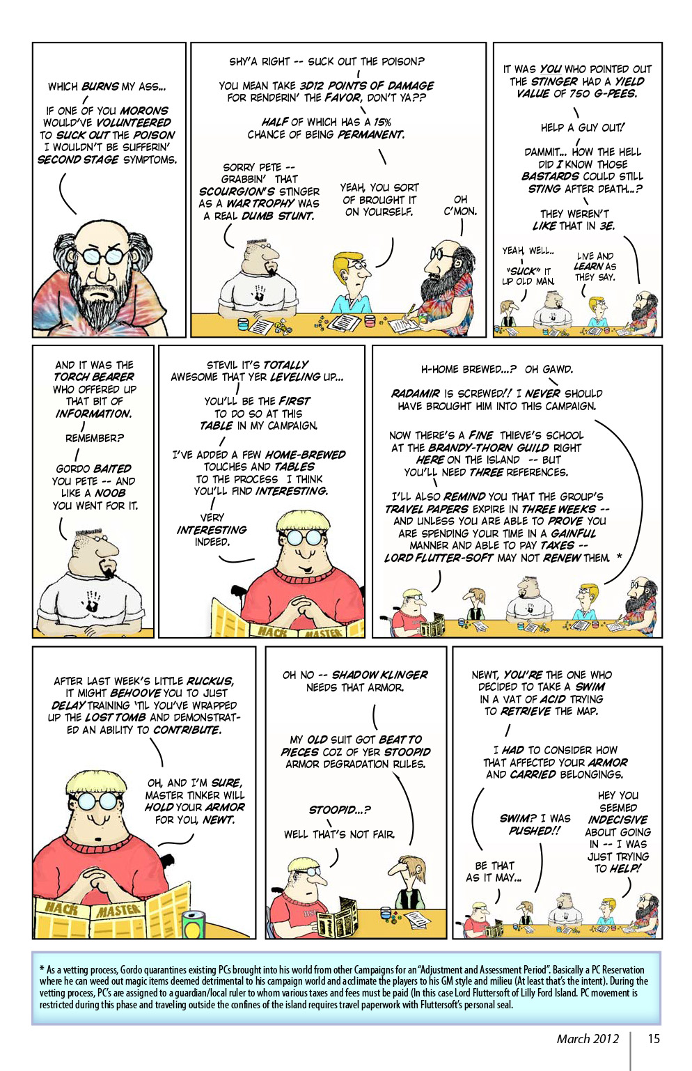 Read online Knights of the Dinner Table comic -  Issue #185 - 17