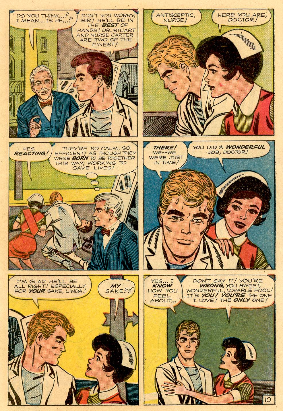 Read online Linda Carter, Student Nurse comic -  Issue #6 - 12