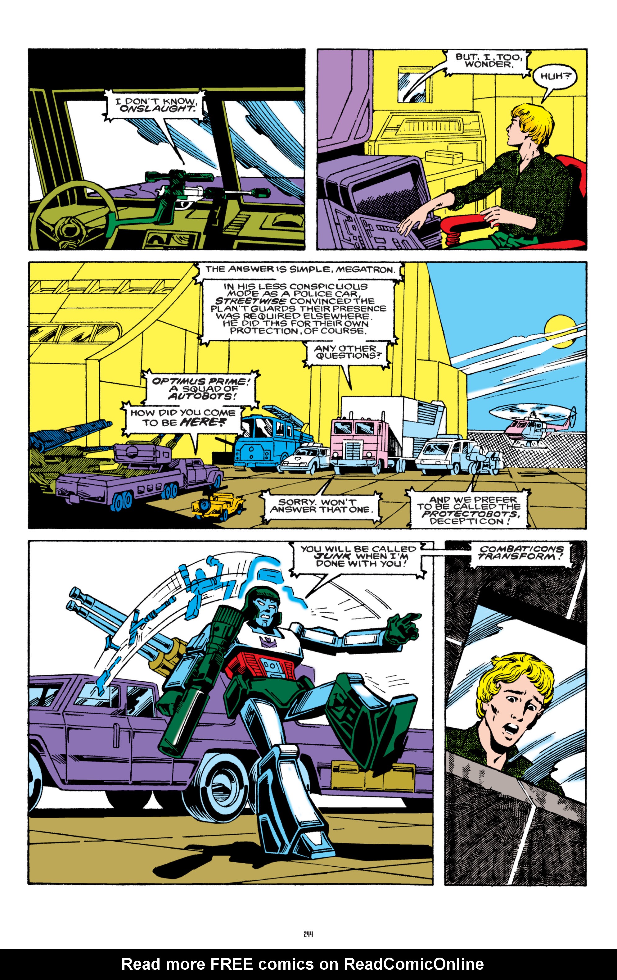 Read online The Transformers Classics comic -  Issue # TPB 2 - 245