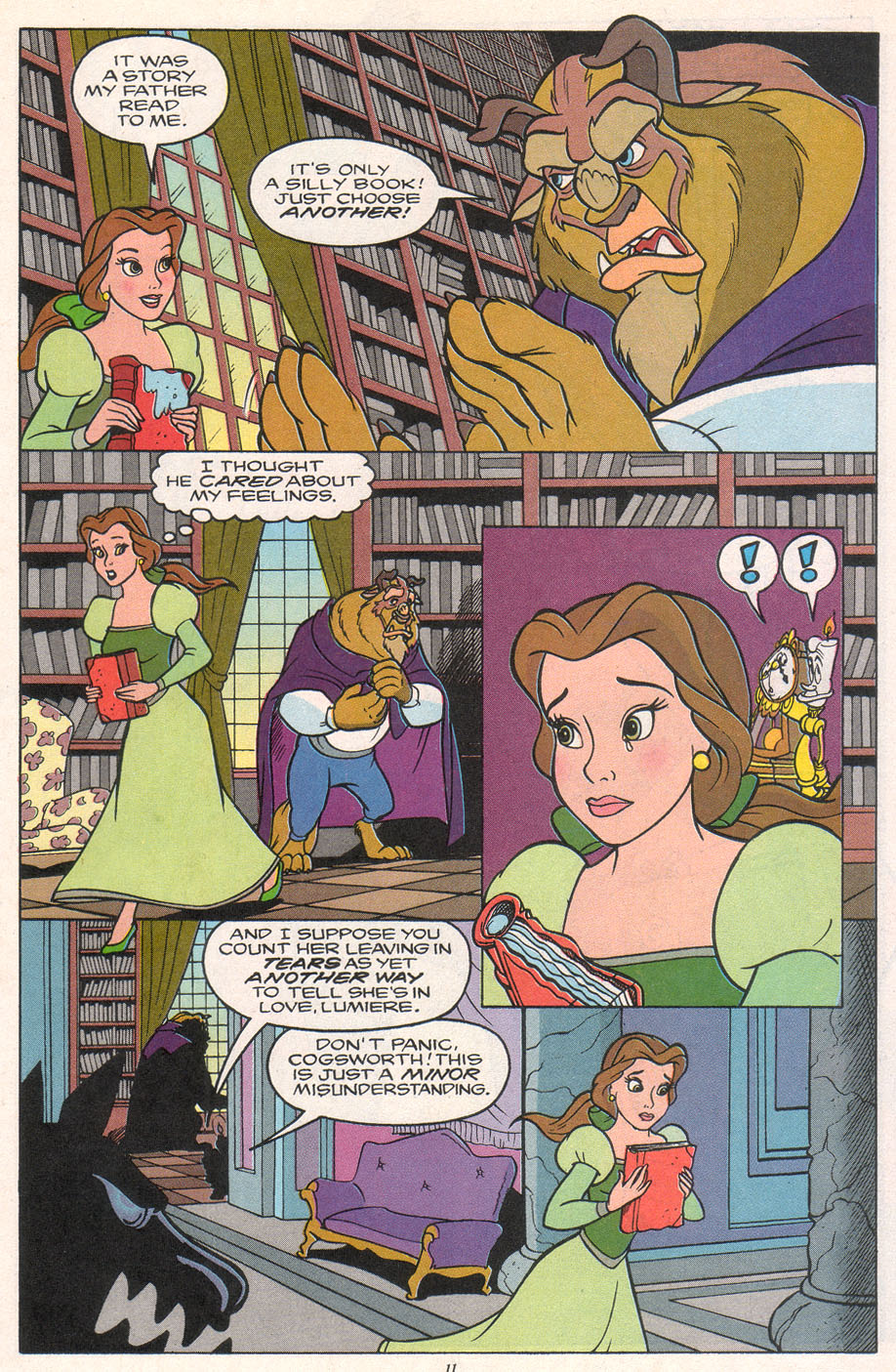 Read online Disney's Beauty and the Beast comic -  Issue #11 - 12