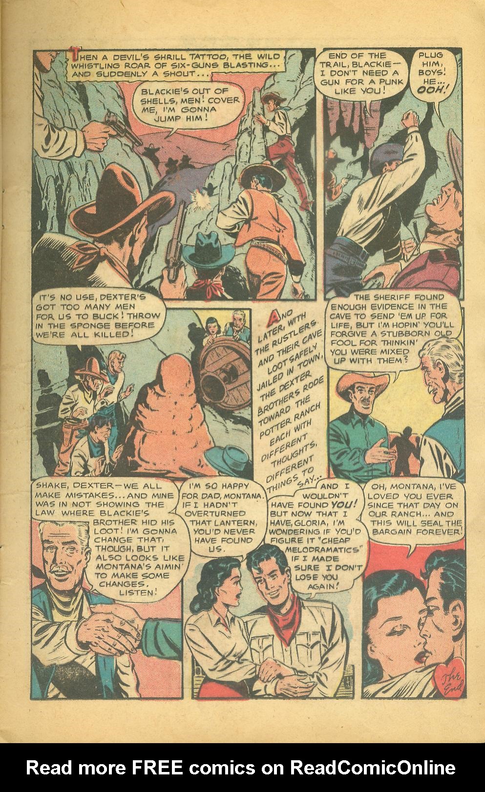 Read online Cowgirl Romances (1950) comic -  Issue #2 - 16