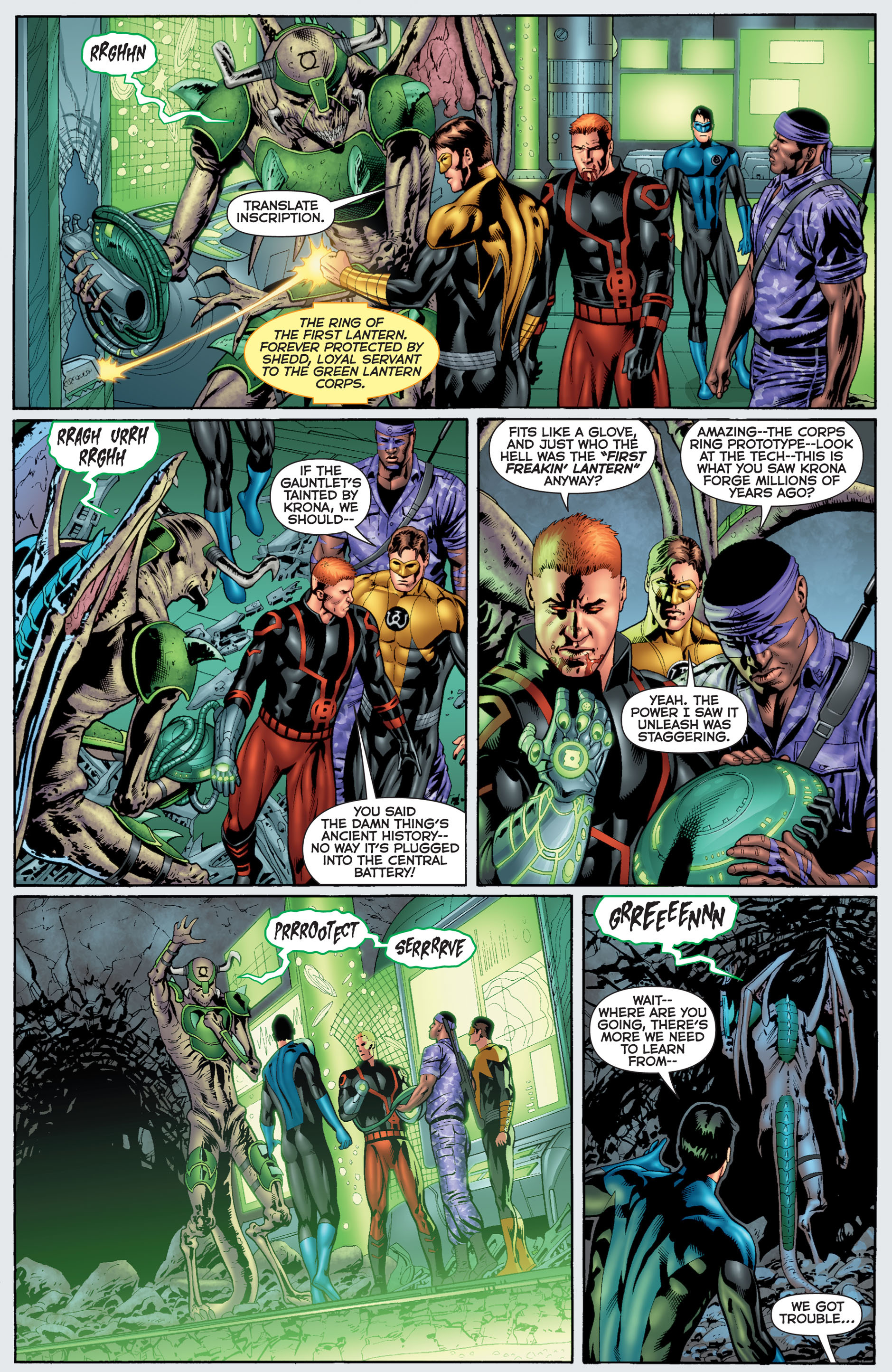 Read online Green Lantern: War of the Green Lanterns (2011) comic -  Issue # TPB - 144