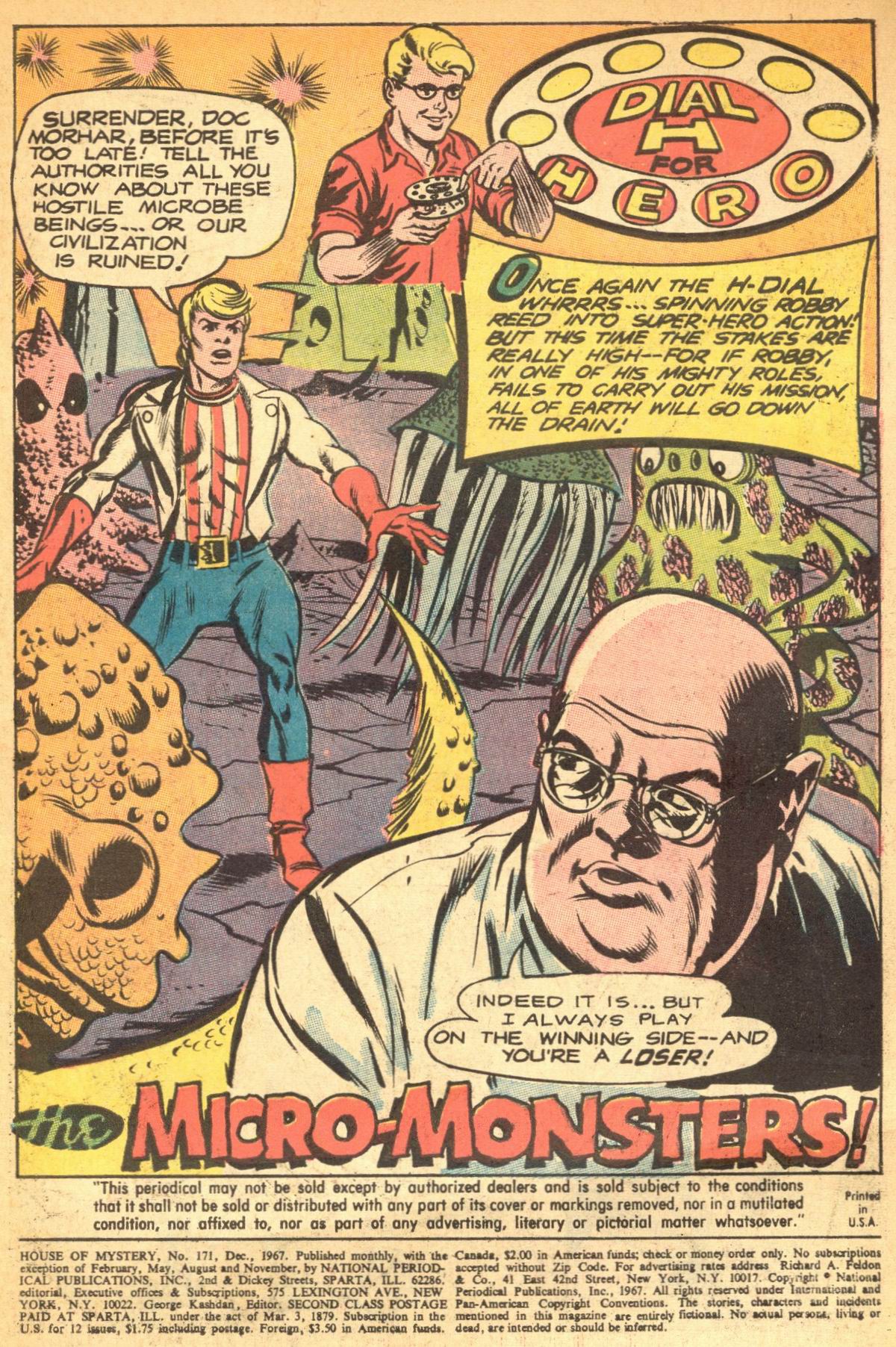 Read online House of Mystery (1951) comic -  Issue #171 - 3