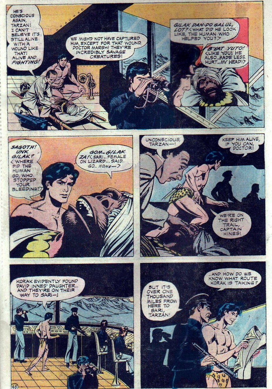 Read online Tarzan (1972) comic -  Issue #238 - 49