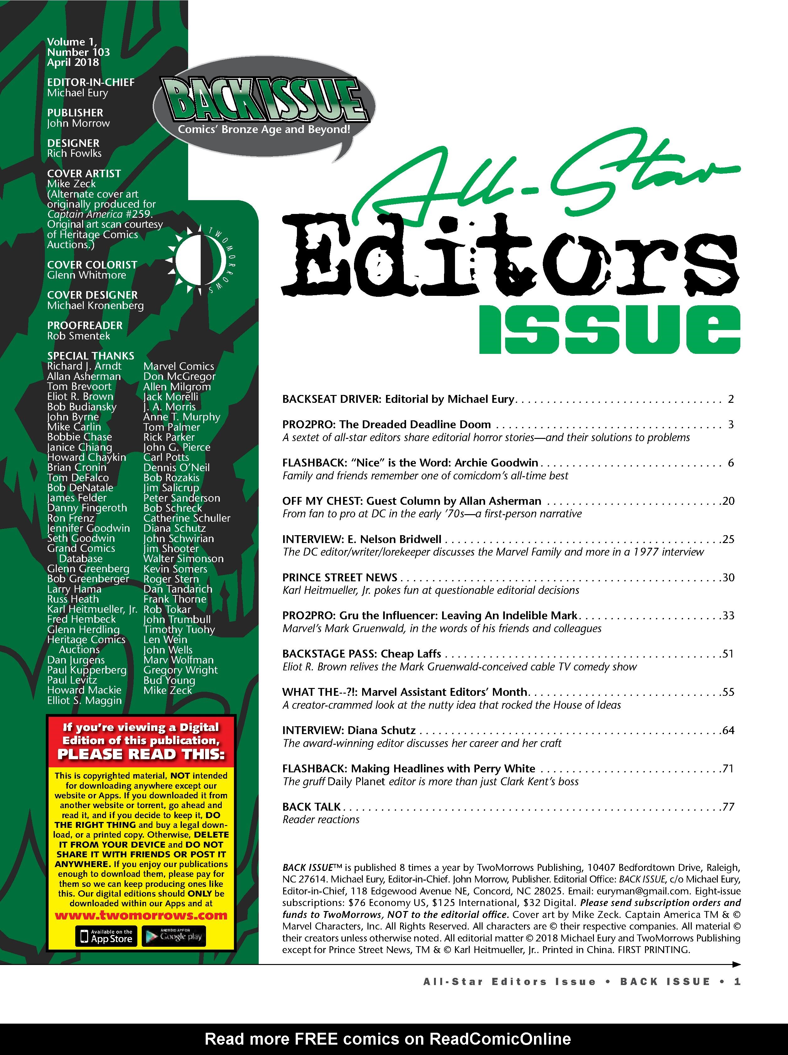 Read online Back Issue comic -  Issue #103 - 3