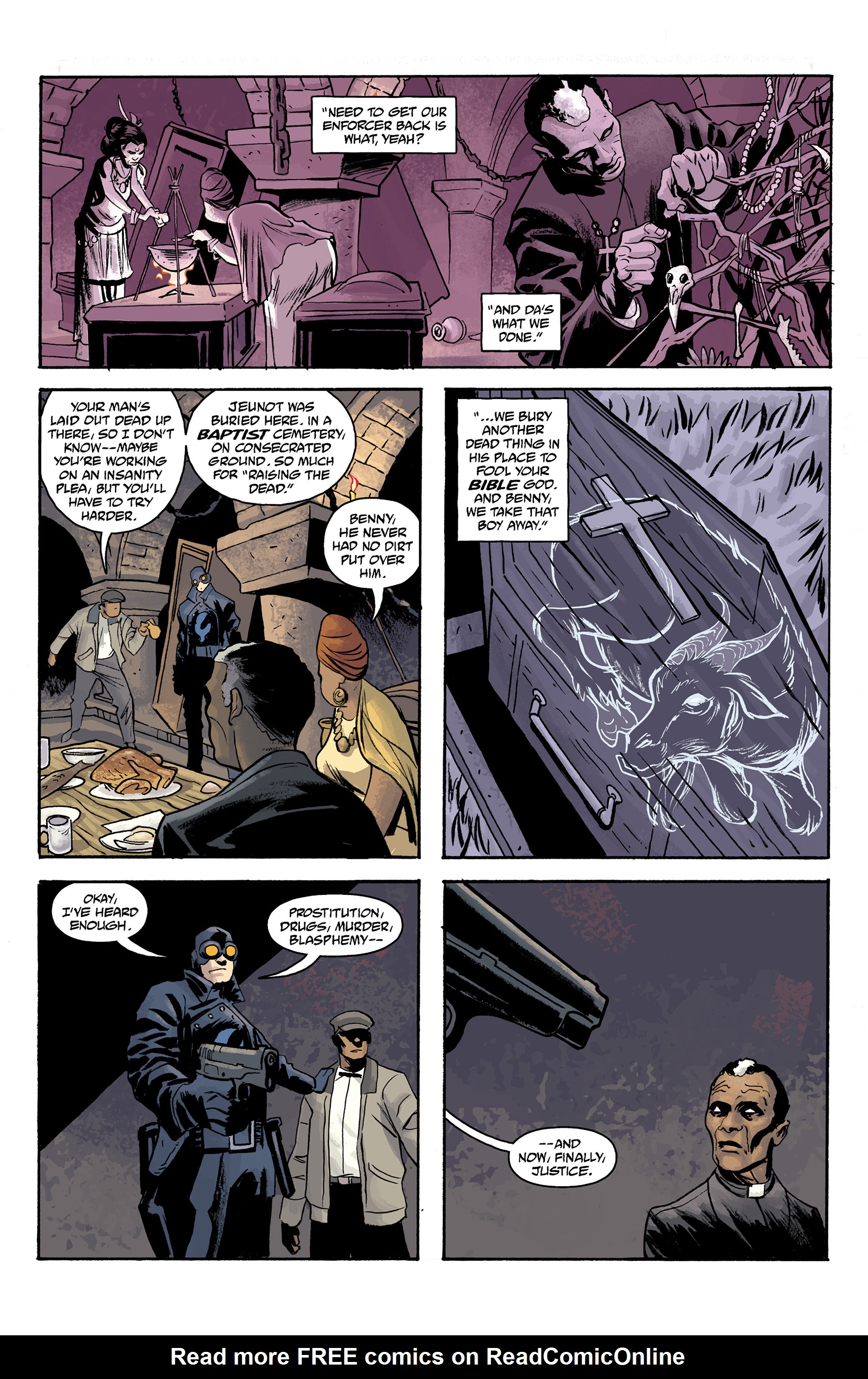 Read online Lobster Johnson: Garden of Bones comic -  Issue # Full - 15