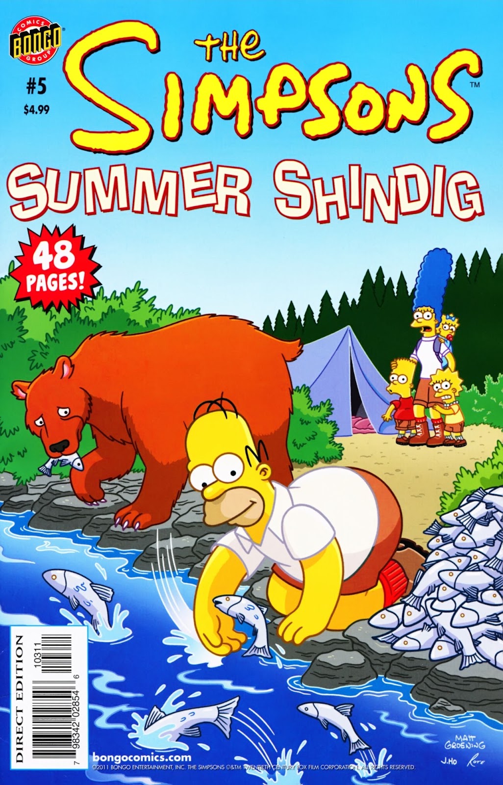 The Simpsons Summer Shindig issue 5 - Page 1