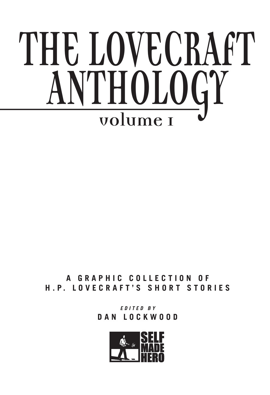 Read online The Lovecraft Anthology comic -  Issue # TPB 1 - 4