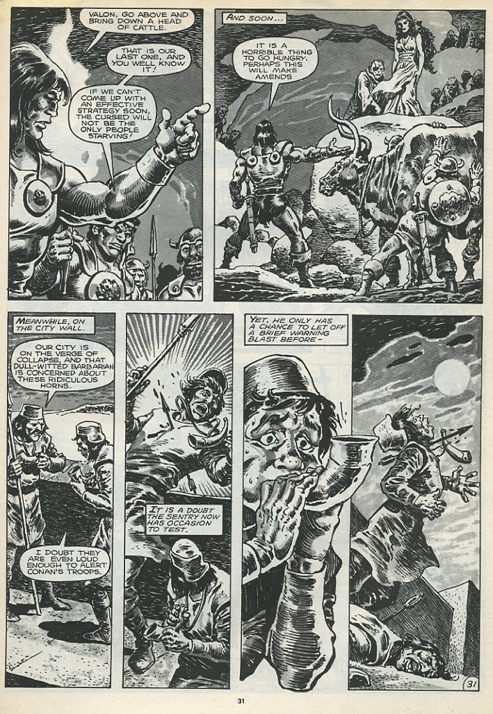 Read online The Savage Sword Of Conan comic -  Issue #173 - 33