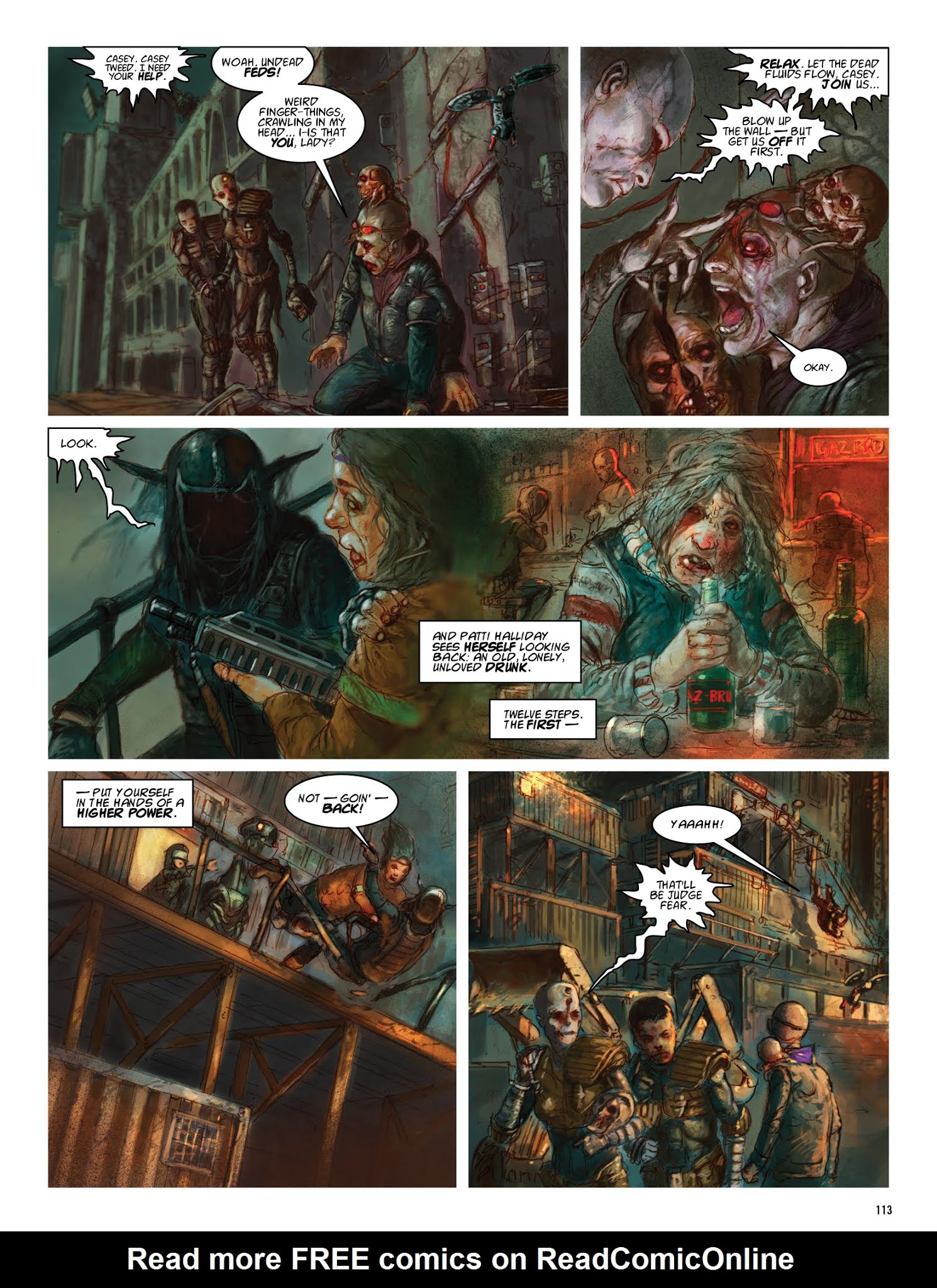 Read online The Dark Judges: The Fall of Deadworld comic -  Issue # TPB - 114