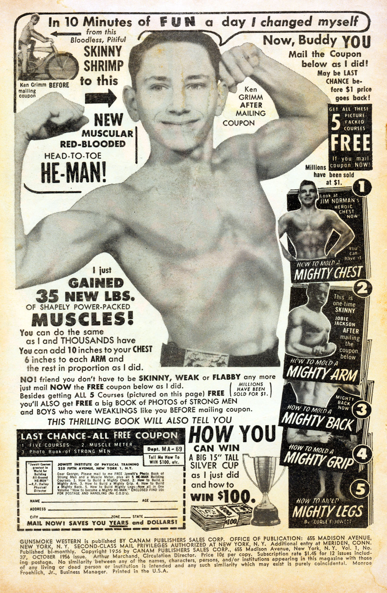 Read online Gunsmoke Western comic -  Issue #37 - 2