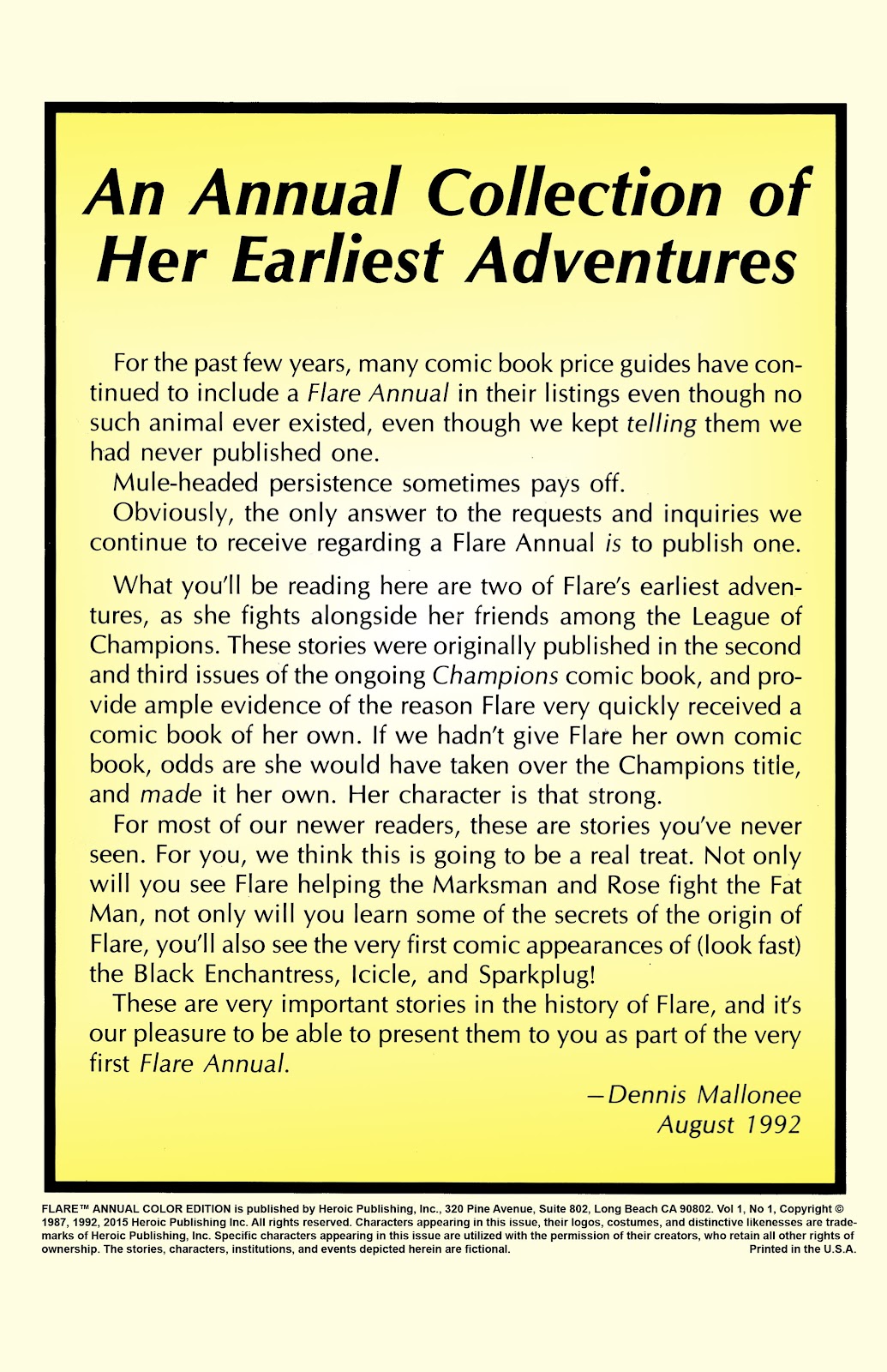 Flare (2004) issue Annual 1 - Page 2